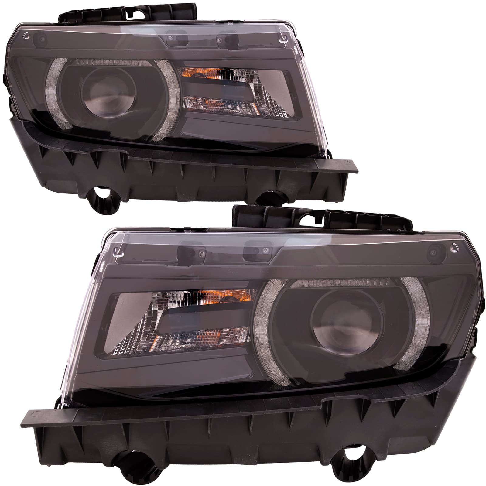 2014-2015 Chevrolet Camaro Headlights HID w/RS Pkg Left Driver Right Passenger Pair Fits 2014-2015 Chevrolet Camaro LT SS