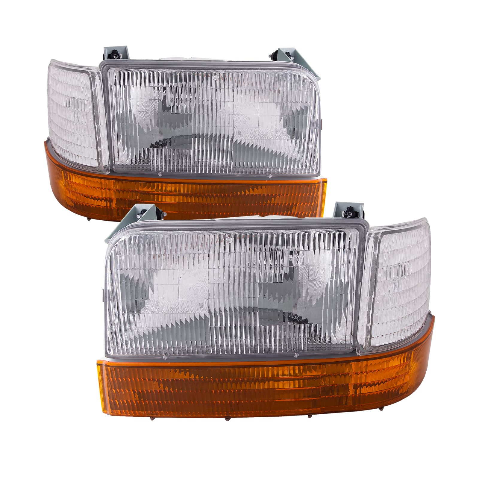 Newmar Mountain Aire 1996-1999 Motorhome RV Front Halogen Headlights 6 Piece Set
