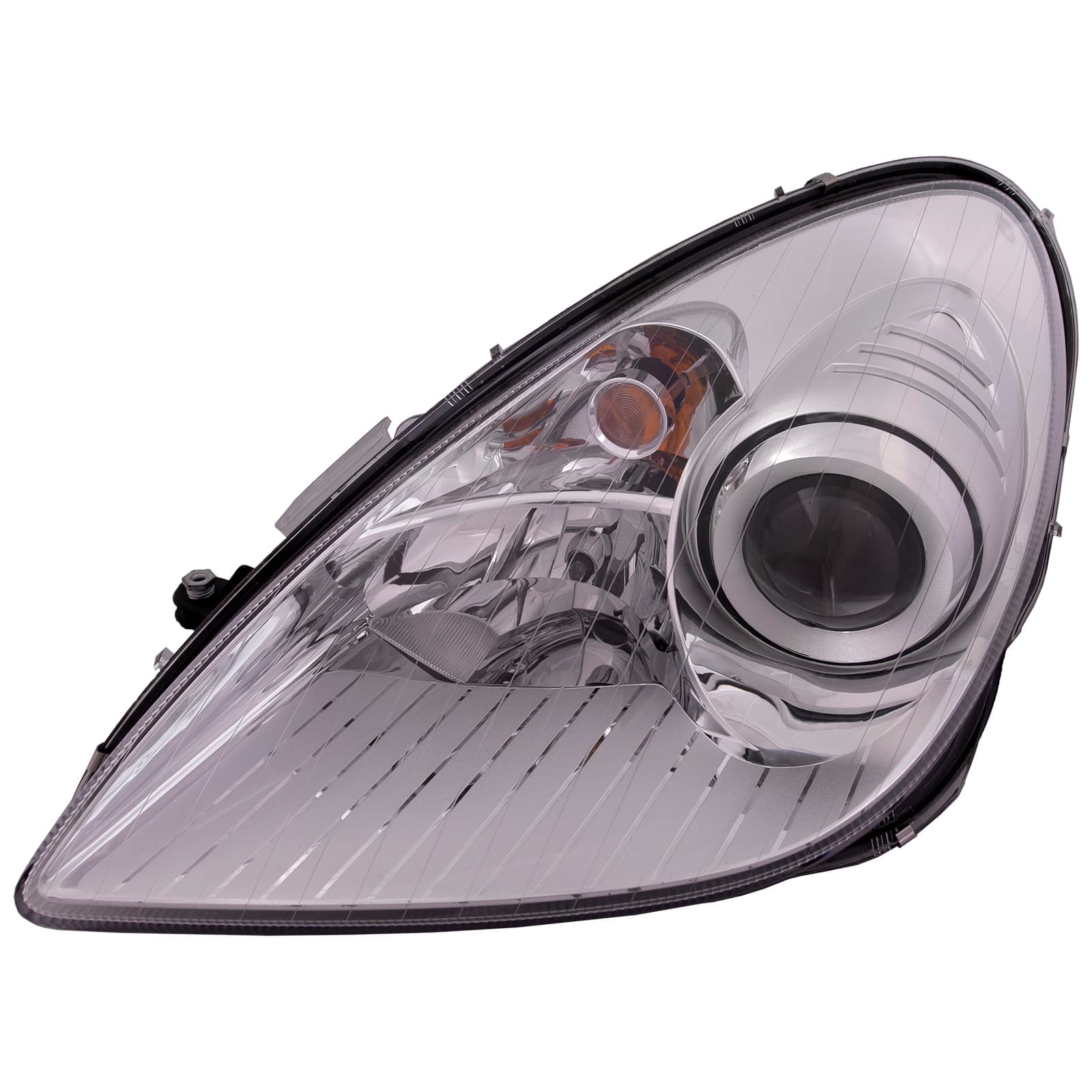2006-2008 Mercedes-Benz SLK-Class Headlight, Left — Assembly, w/halogen, w/o Sport Pkg, Composite