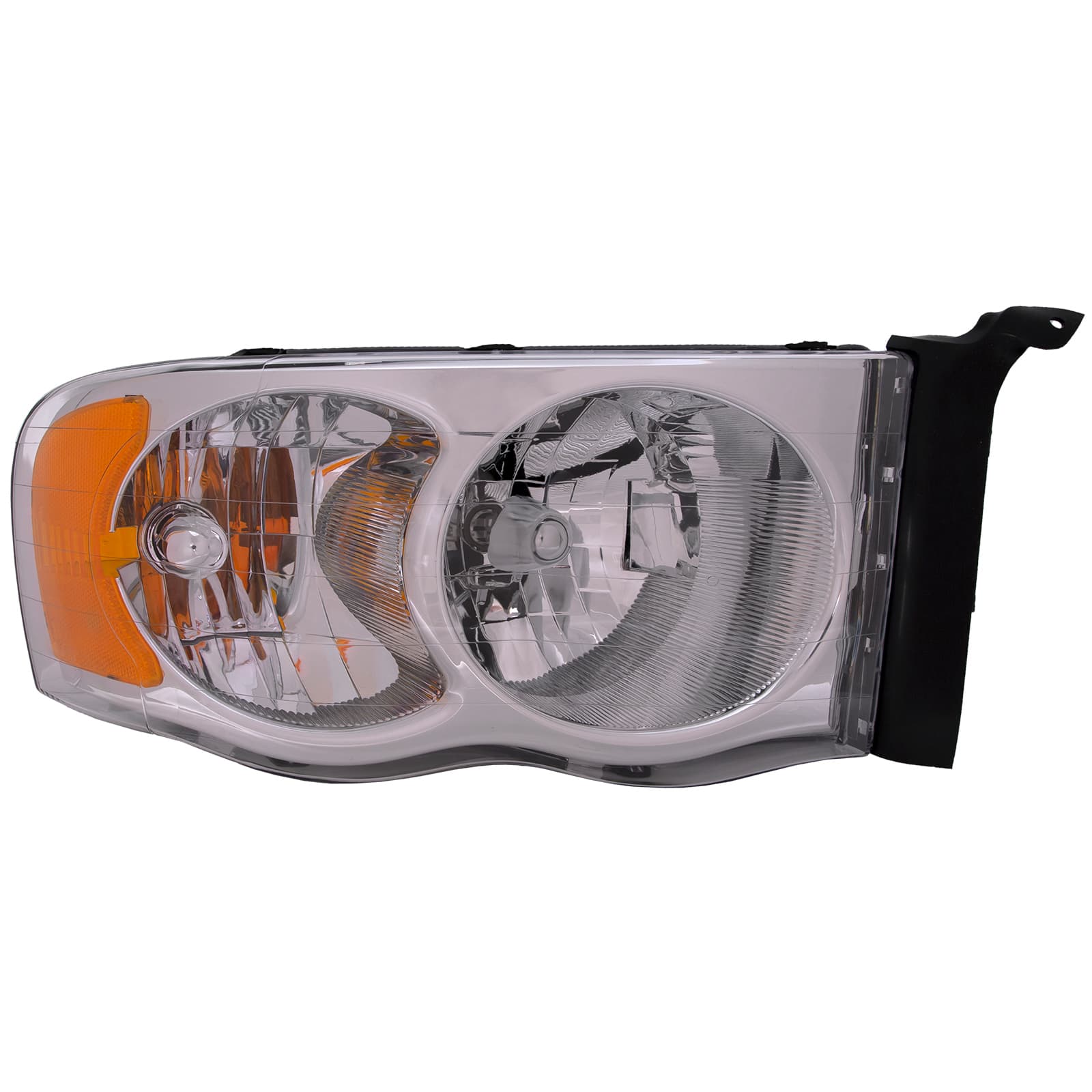 2002-2005 Dodge Ram Headlight, Right — Assembly, includes park/signal/marker lamps, late design (CAPA)