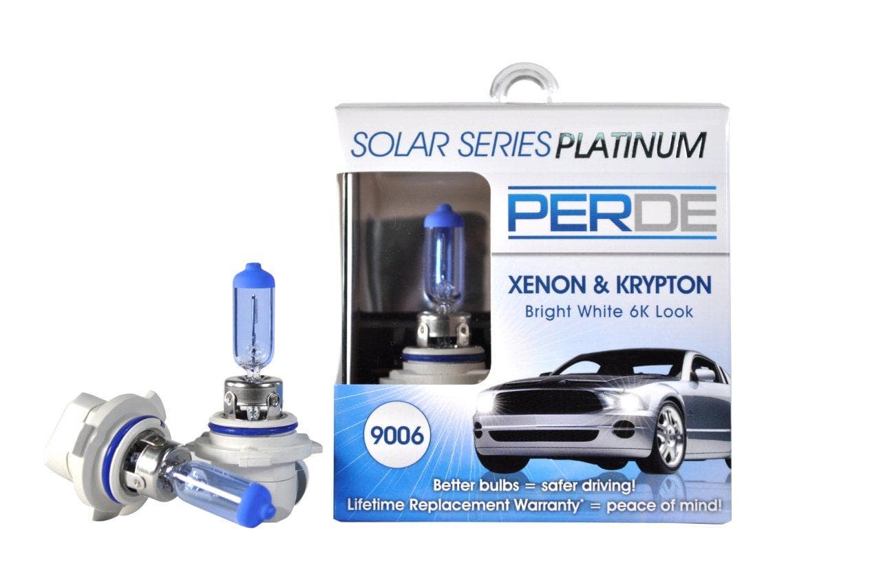 PERDE Solar Series Platinum 9006 Xenon-Enhanced Halogen Bulbs (Set; Pair)