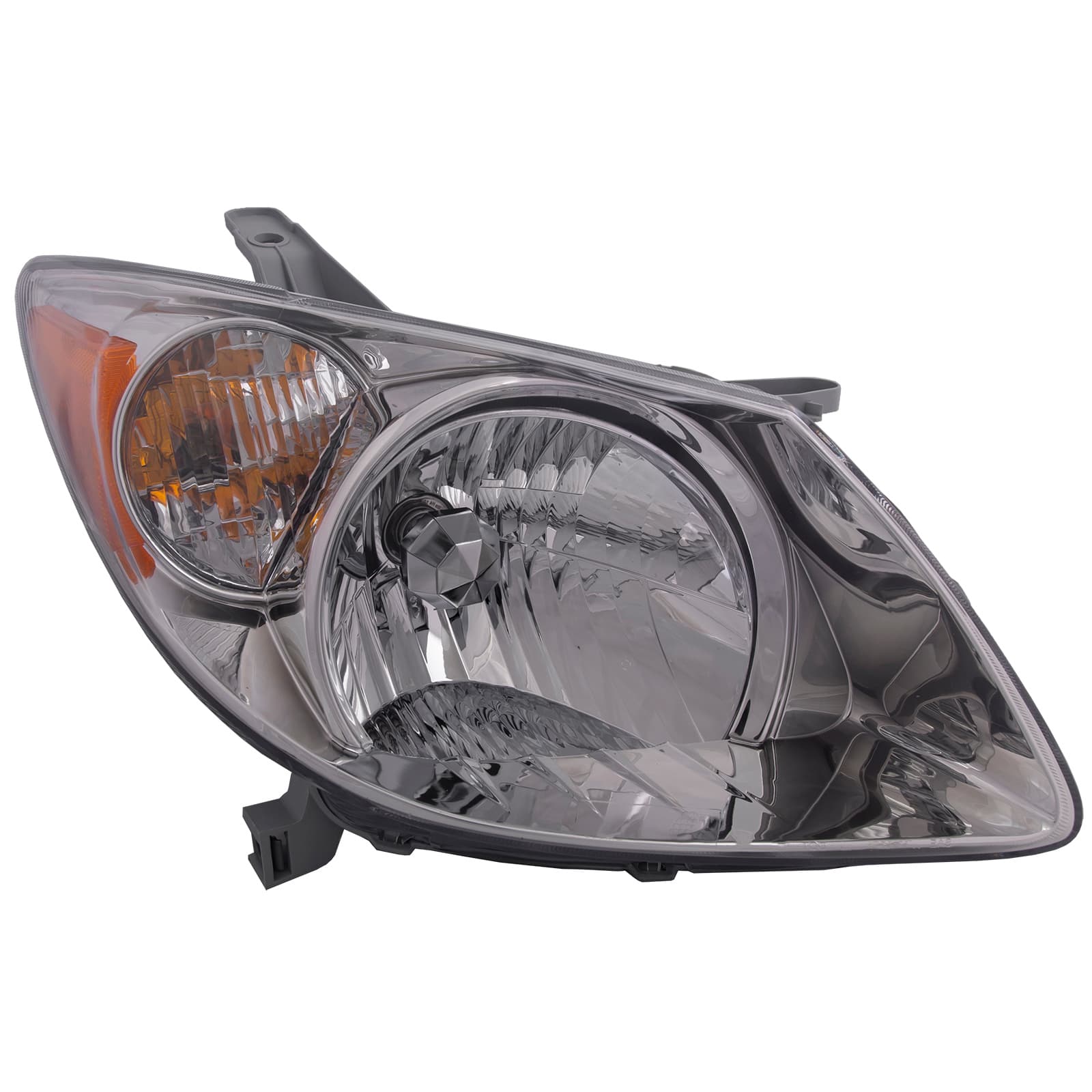 2005-2008 Pontiac Vibe Headlight Halogen Chrome Passenger Right Fits 2005-2008 Pontiac Vibe