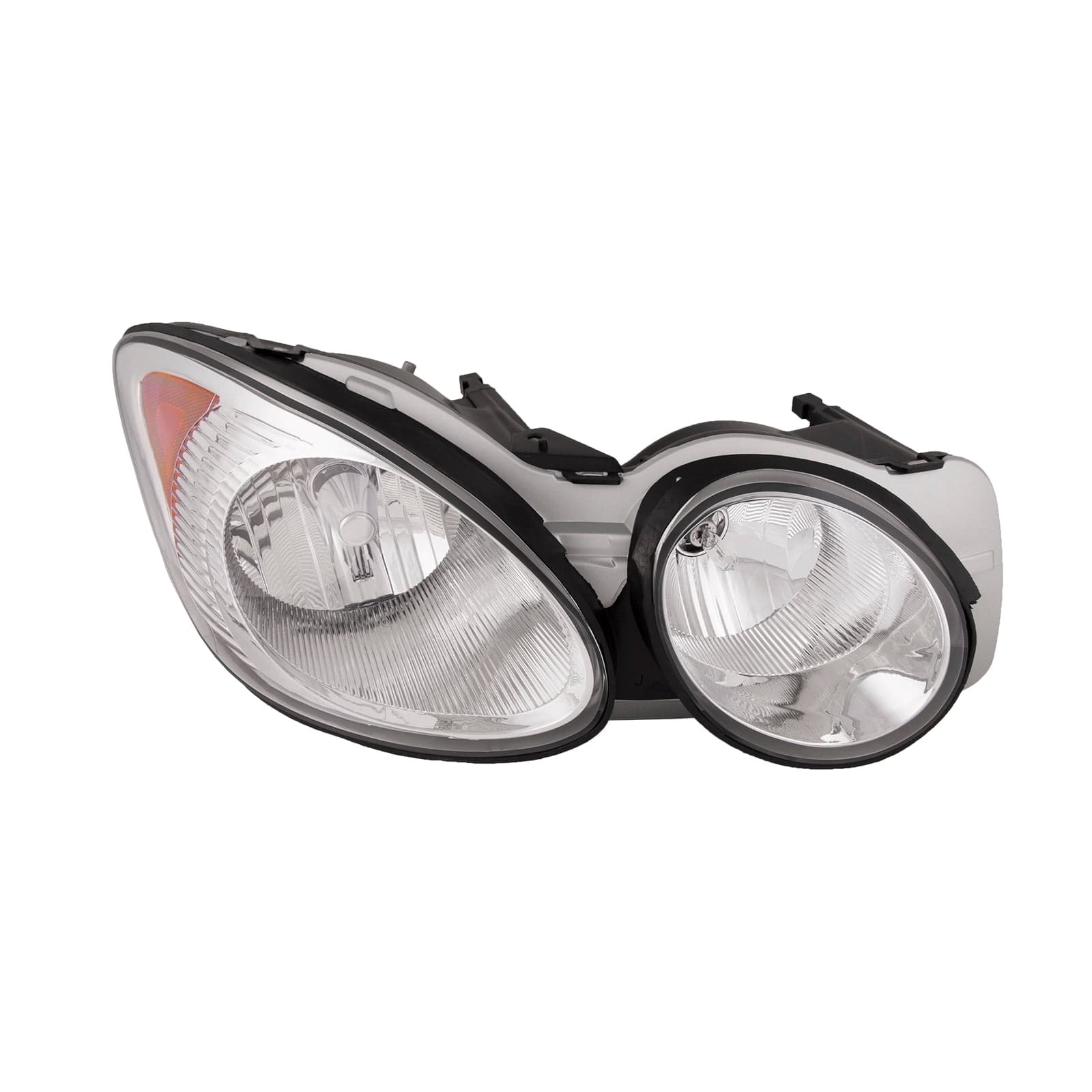 Headlight Fits Buick LaCrosse 2005-2007 Includes Right Passenger Side Chrome Housing Halogen Headlamp