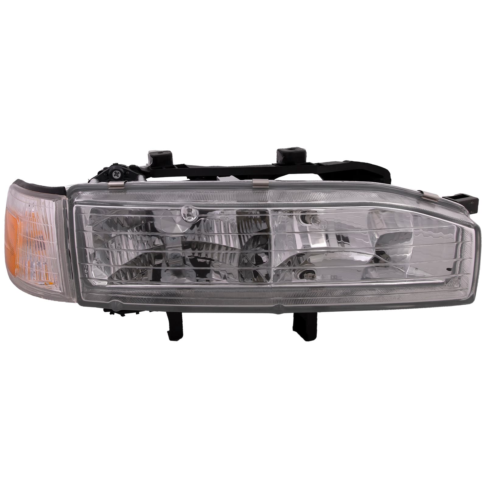 Headlight Compatible With Honda Accord 1990-1991 Includes Right Passenger Side Halogen Headlamp