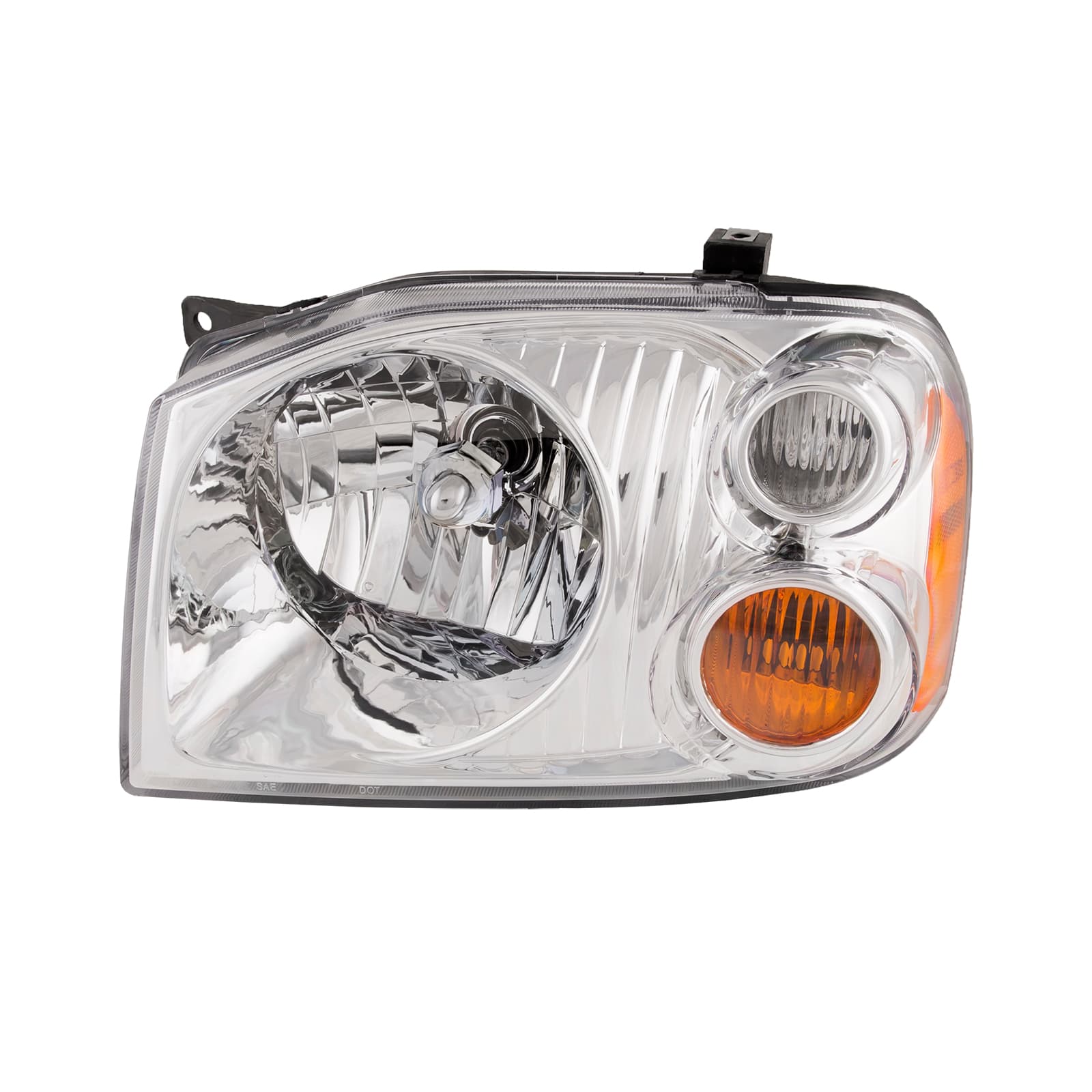 2001-2004 Nissan Frontier Headlight Fits 2001-2004 Nissan Frontier Base XE Models Halogen Includes Left Driver Side Headlamp