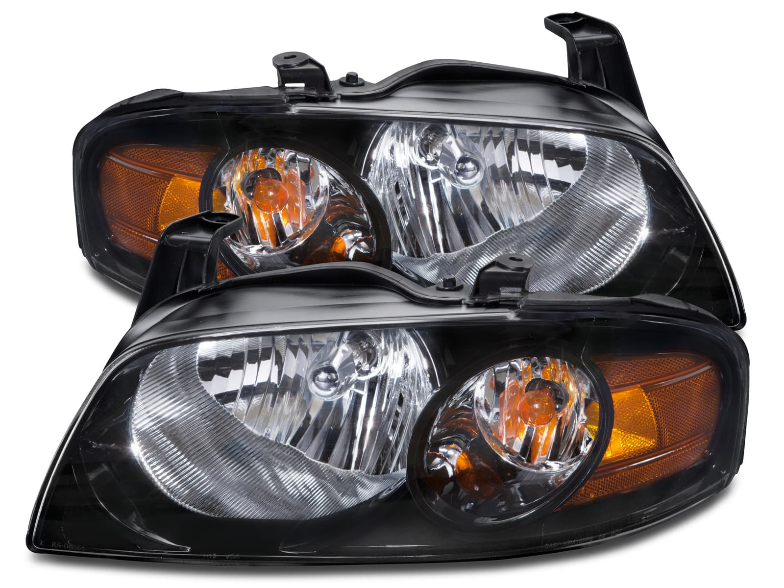 2004-2006 Nissan Sentra Halogen Headlights Set Left Driver Right Passenger Pair Assembly Fits 2004-2006 Nissan Sentra SE-R