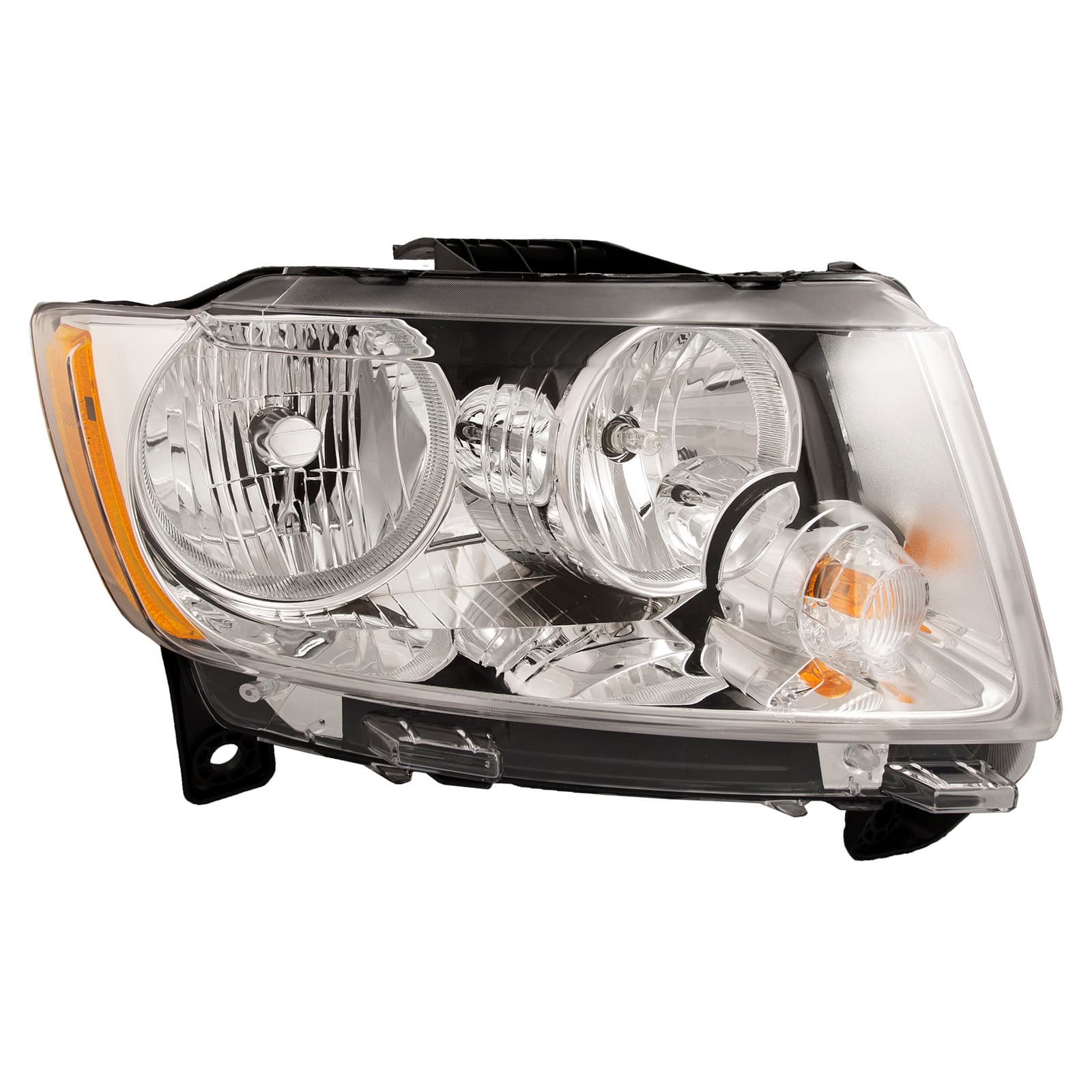 2011-2013 Jeep Grand Cherokee Headlight Halogen Right Passenger Side Assembly Fits 2011-2013 Jeep Grand Cherokee