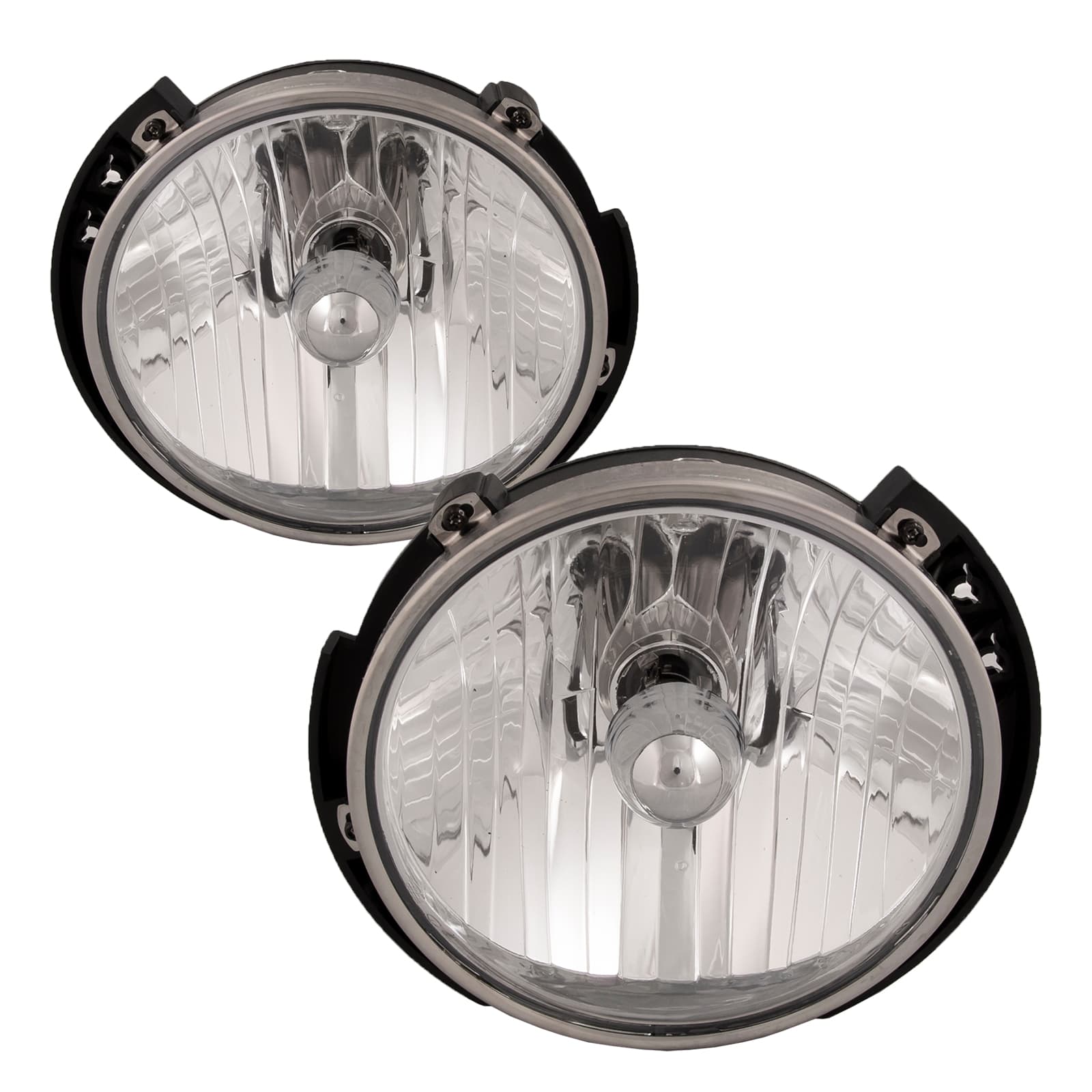 2007-2018 Jeep Wrangler Headlights Halogen Set Driver Left Passenger Right Pair Assembly Fits 2007-2018 Jeep Wrangler 08-09-10