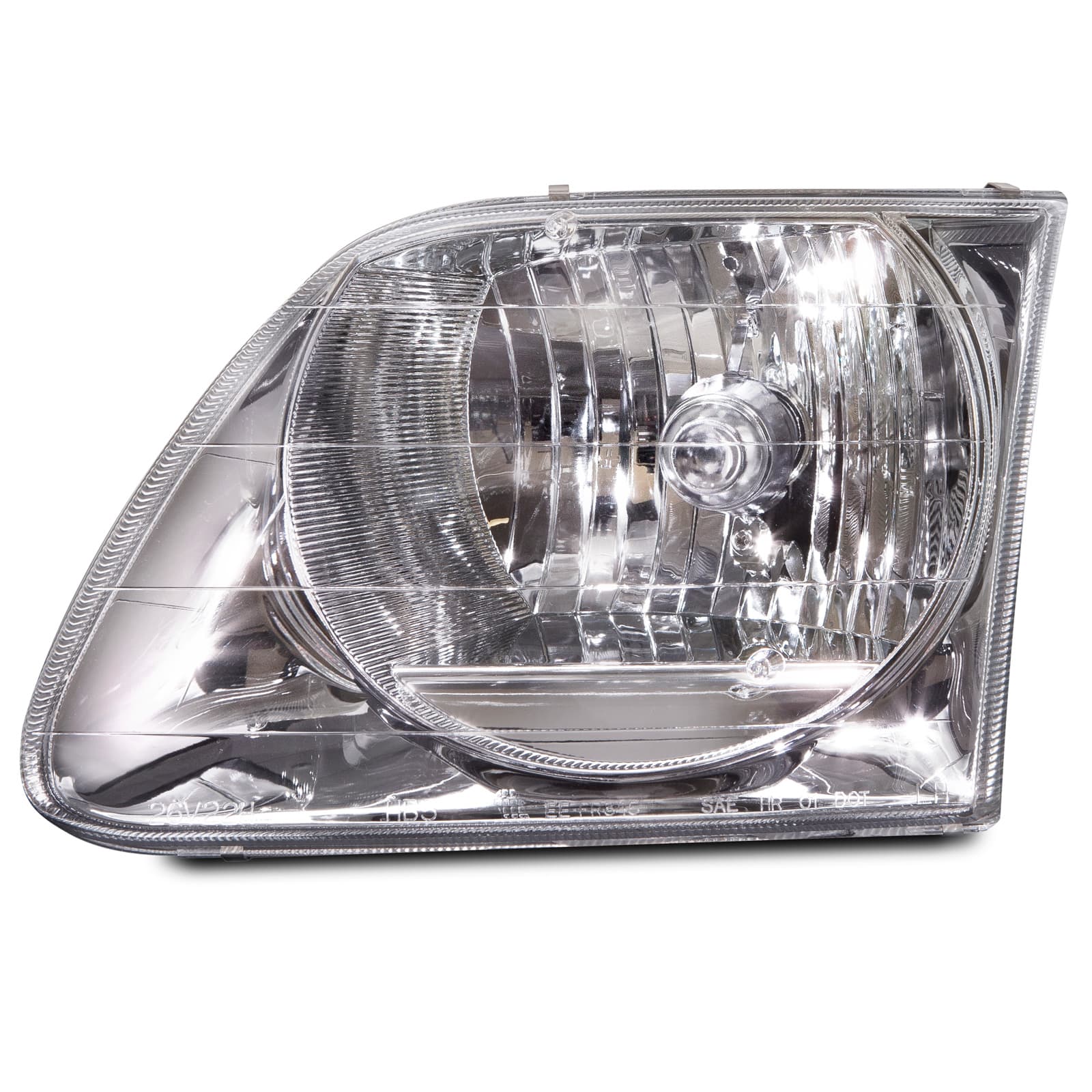 1997-2003 Ford F-150 Halogen Headlight Lightning-Style Driver Left Fits 1997-2003 Ford F-150/1997-2002 Expedition