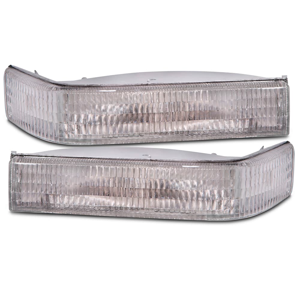1993-1996 Jeep Grand Cherokee Park Signal Lights Set Left Right Pair Assembly Fits 1993-1996 Jeep Grand Cherokee