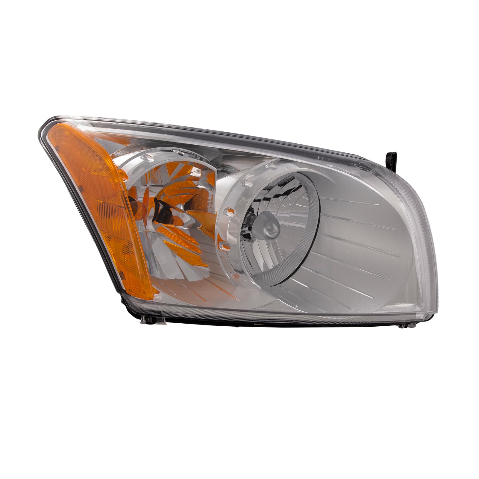 Headlight Fits Dodge Caliber 2007-2012 Includes Right Passenger Side Chrome Housing Halogen Headlamp