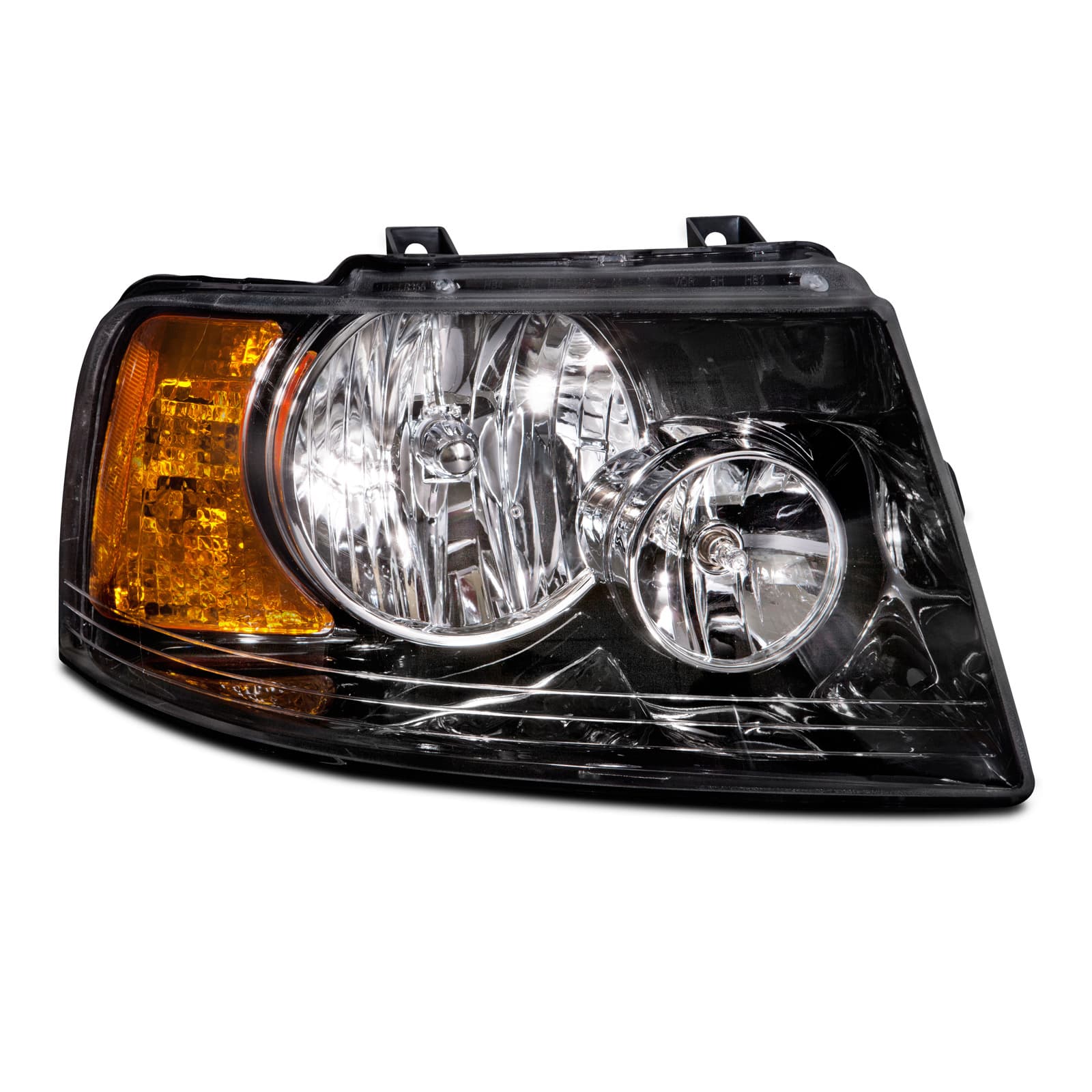 2003-2006 Ford Expedition Headlight Black Housing Right Passenger Assembly Fits 2003-2006 Ford Expedition