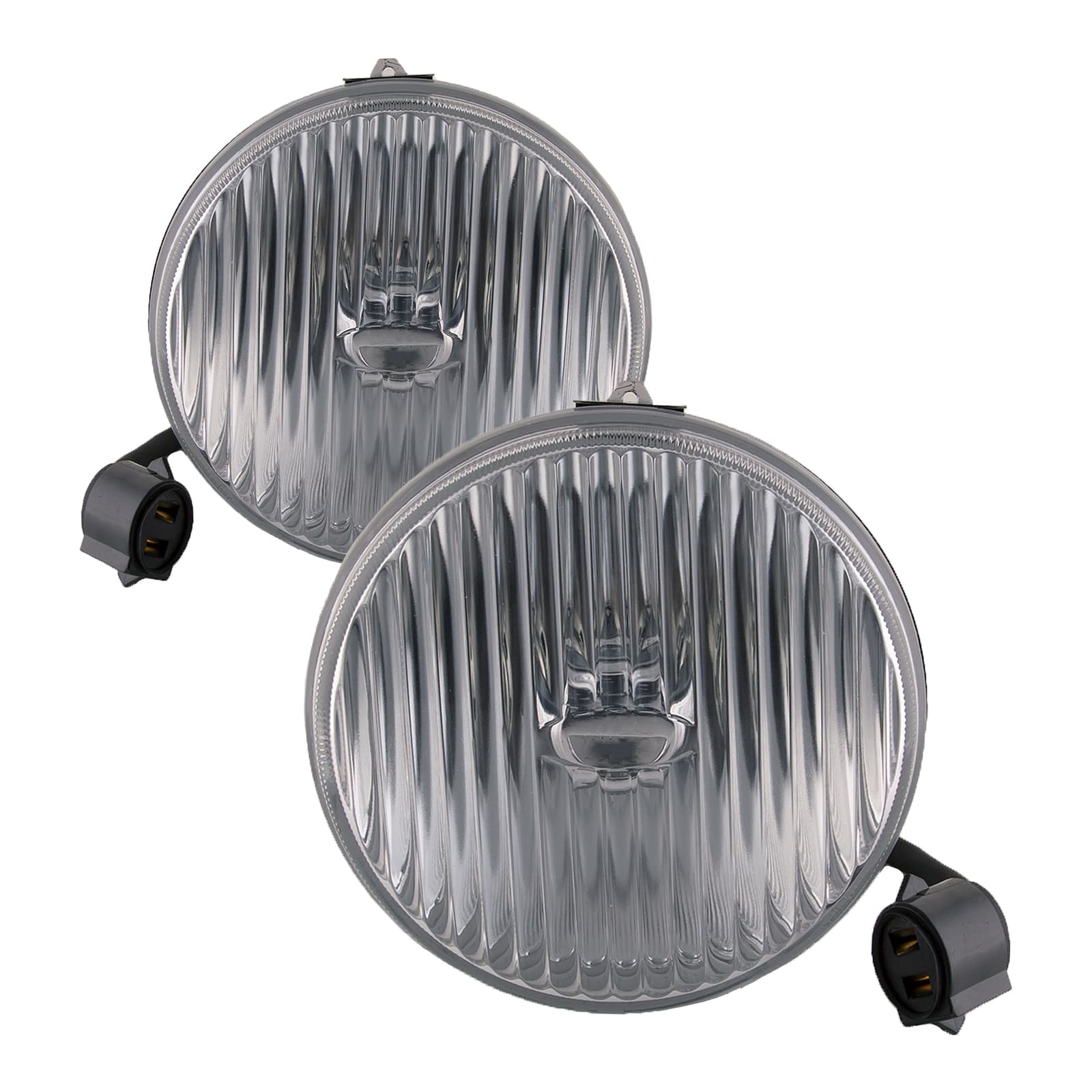1987-1993 Ford Mustang PERDE 87-93 Ford Mustang GT/Cobra OE Style Fog Light (Set; Clear; Fluted Lens)