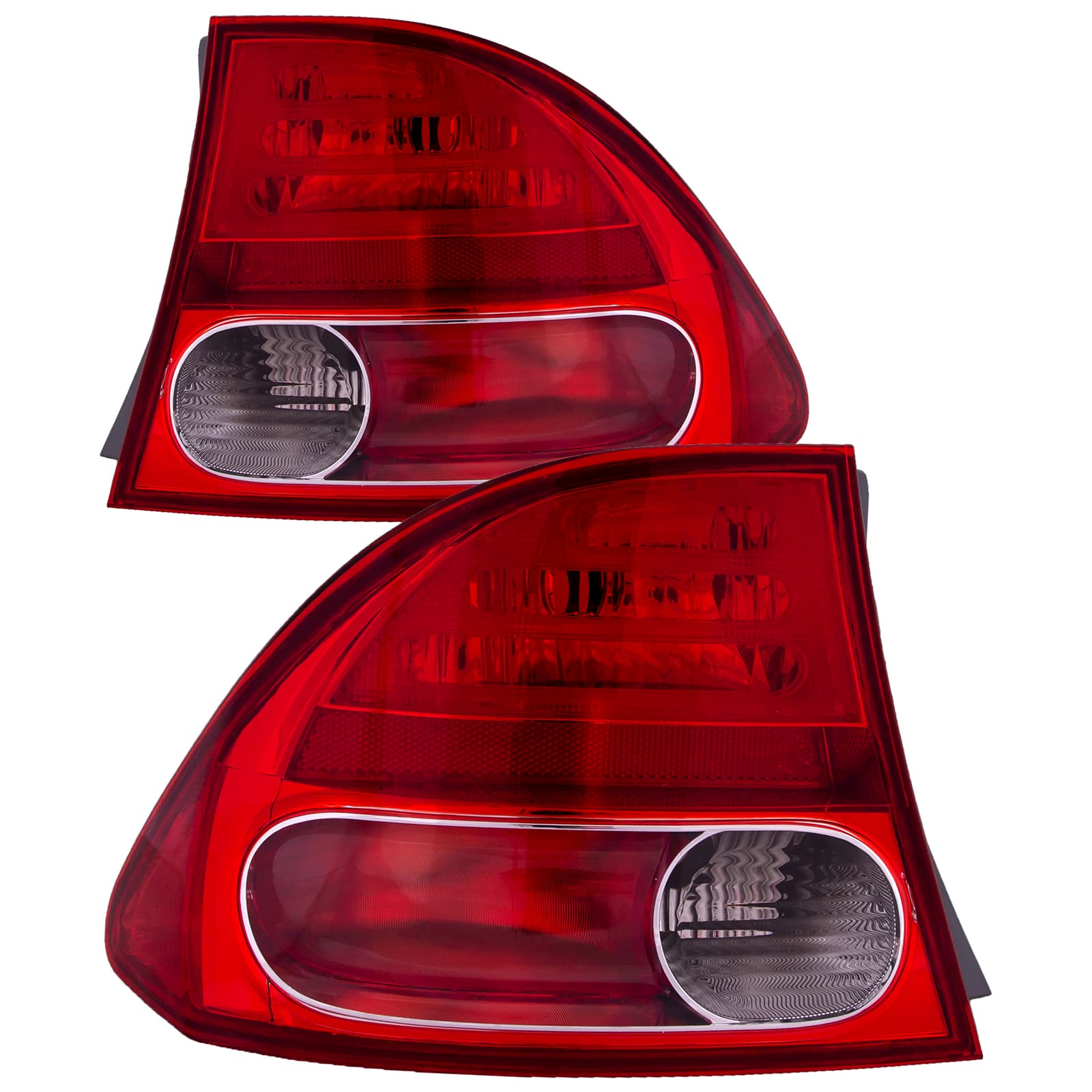 2006-2008 Honda Civic 06-08 Honda Civic Tail Lights Driver And Passenger Side Set