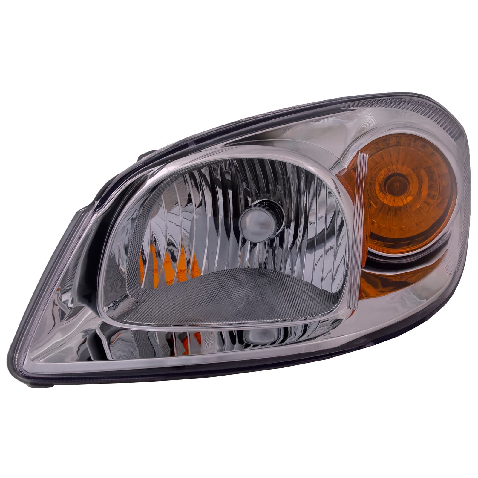 Headlight Fits Chevrolet Cobalt 2005-2010 Includes Left Driver Side Chrome Housing Halogen Headlamp Sedan Coupe