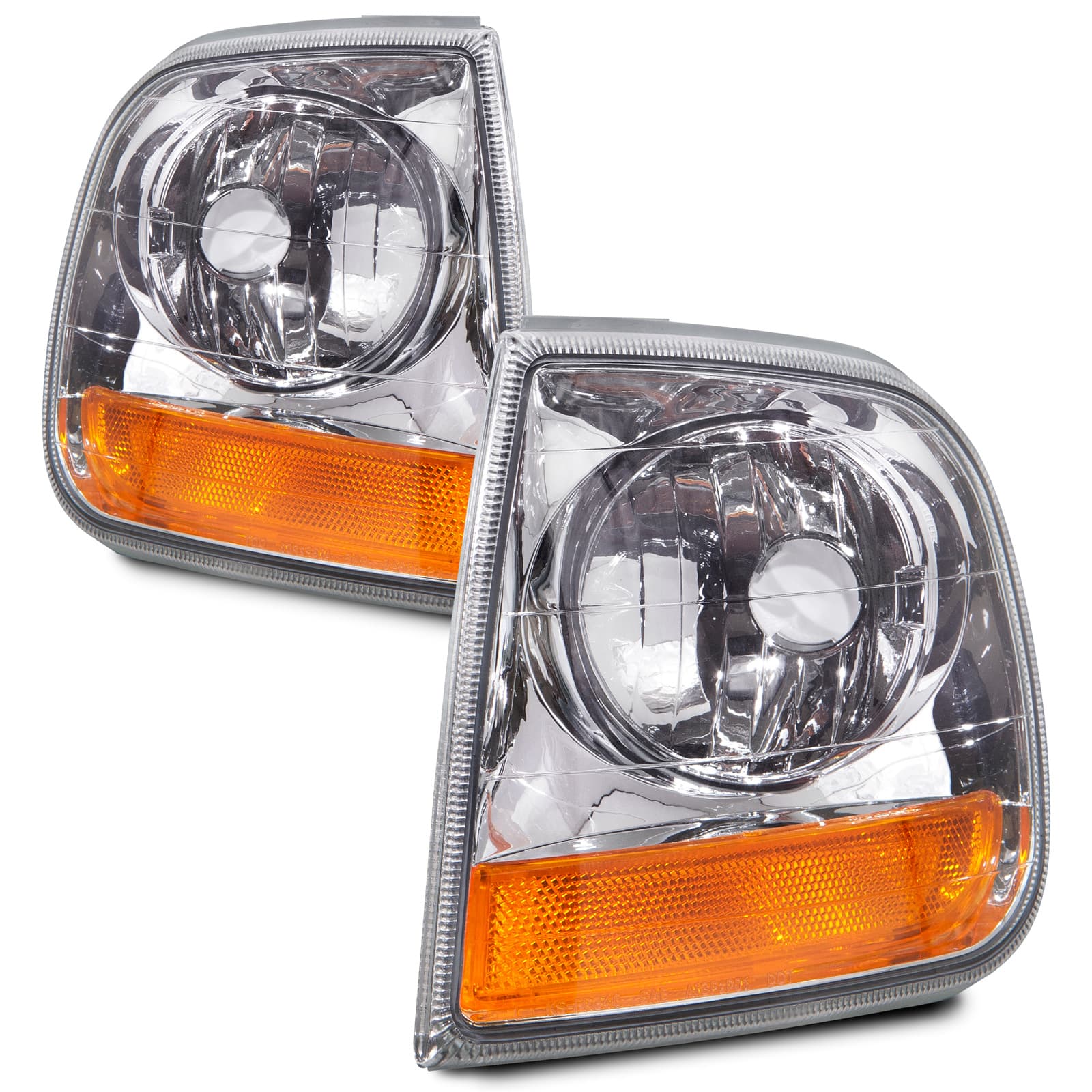 Signal Light Fits Ford F-150 01-03 Includes Left Driver and Right Passenger Side Signal Light