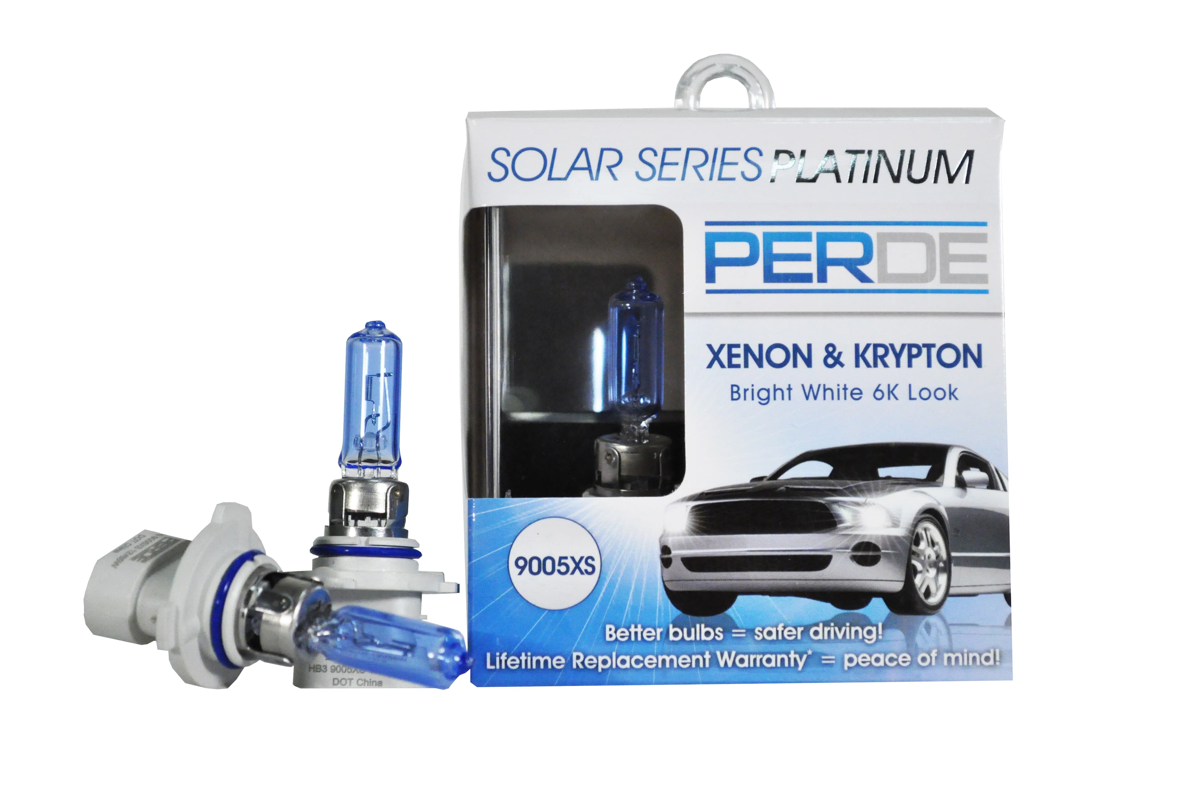 PERDE Solar Series Platinum 9005XS Xenon-Enhanced Halogen Bulbs (Set; Pair)
