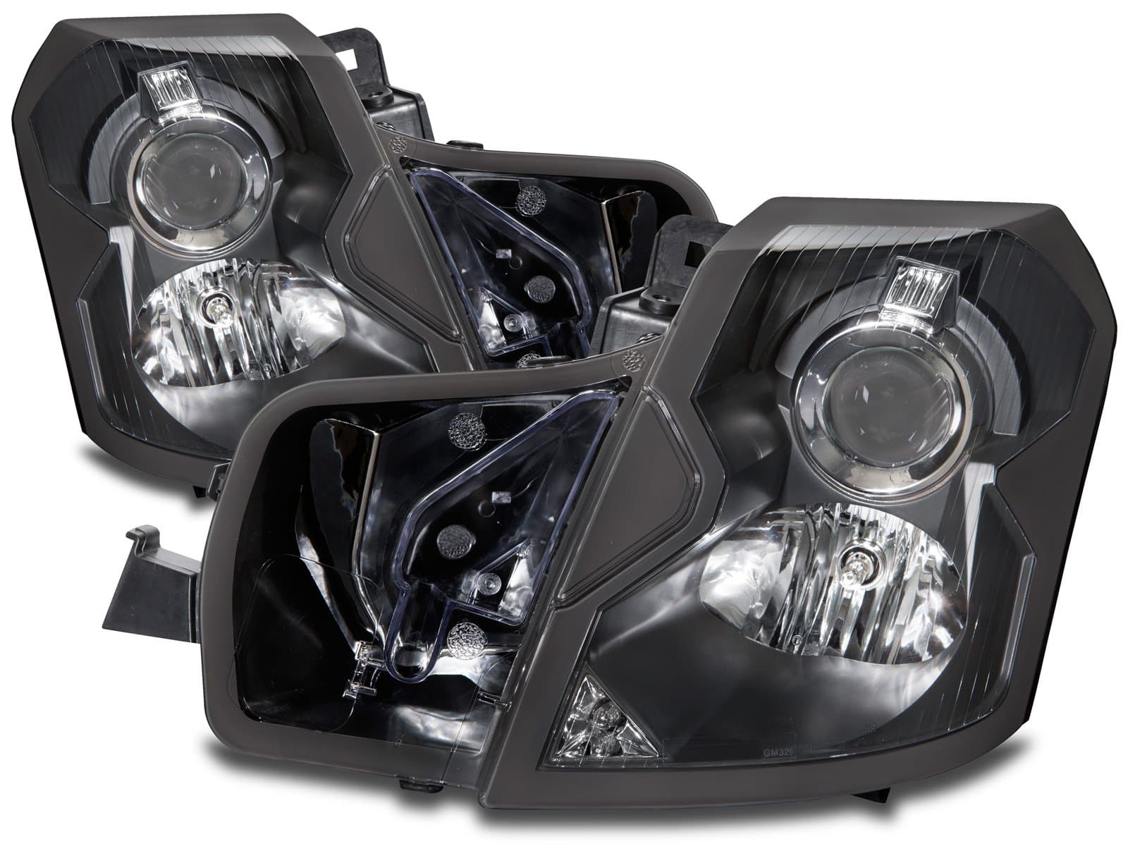 Headlights Fits Cadillac CTS 2003-2007 Includes Left Driver and Right Passenger Side Halogen Headlamps
