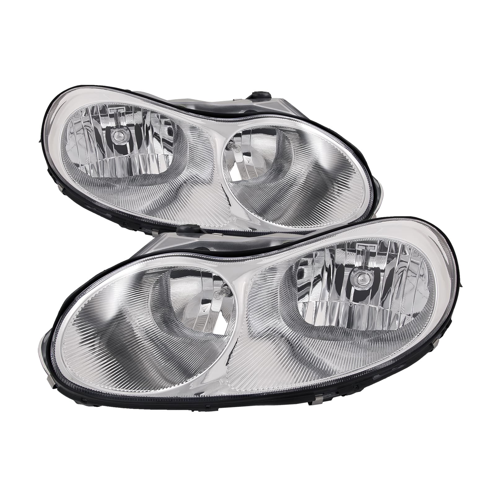 1998-2001 Chrysler Concorde Headlights Set Halogen Type Pair Fits 1998-2001 Chrysler Concorde LX/LXi 2.7L/3.2L