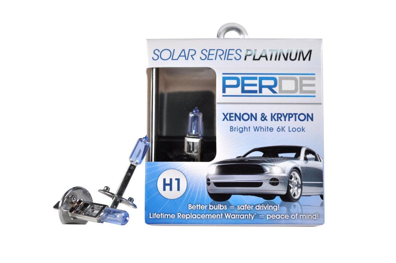 PERDE Solar Series Platinum H1 Xenon-Enhanced Halogen Bulbs (Set; Pair)