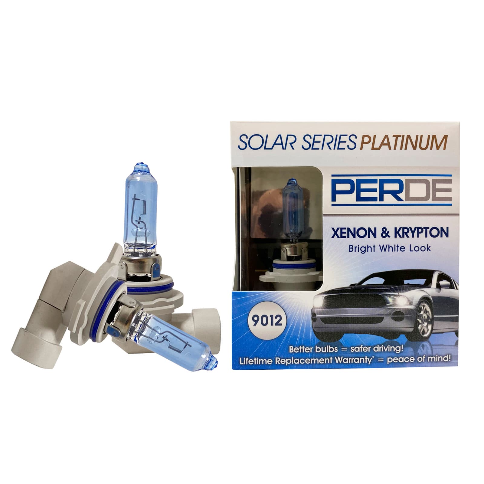 PERDE Solar Series Platinum 9012 Xenon-Enhanced Halogen Bulbs (Set; Pair)