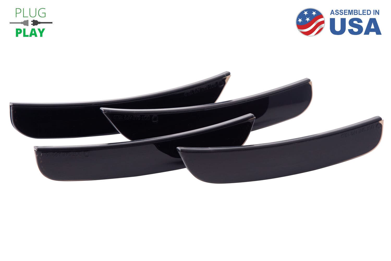2015-2021 Dodge Charger 15-21 Dodge Charger LED Sidemarkers Smoked Set Diode Dynamics