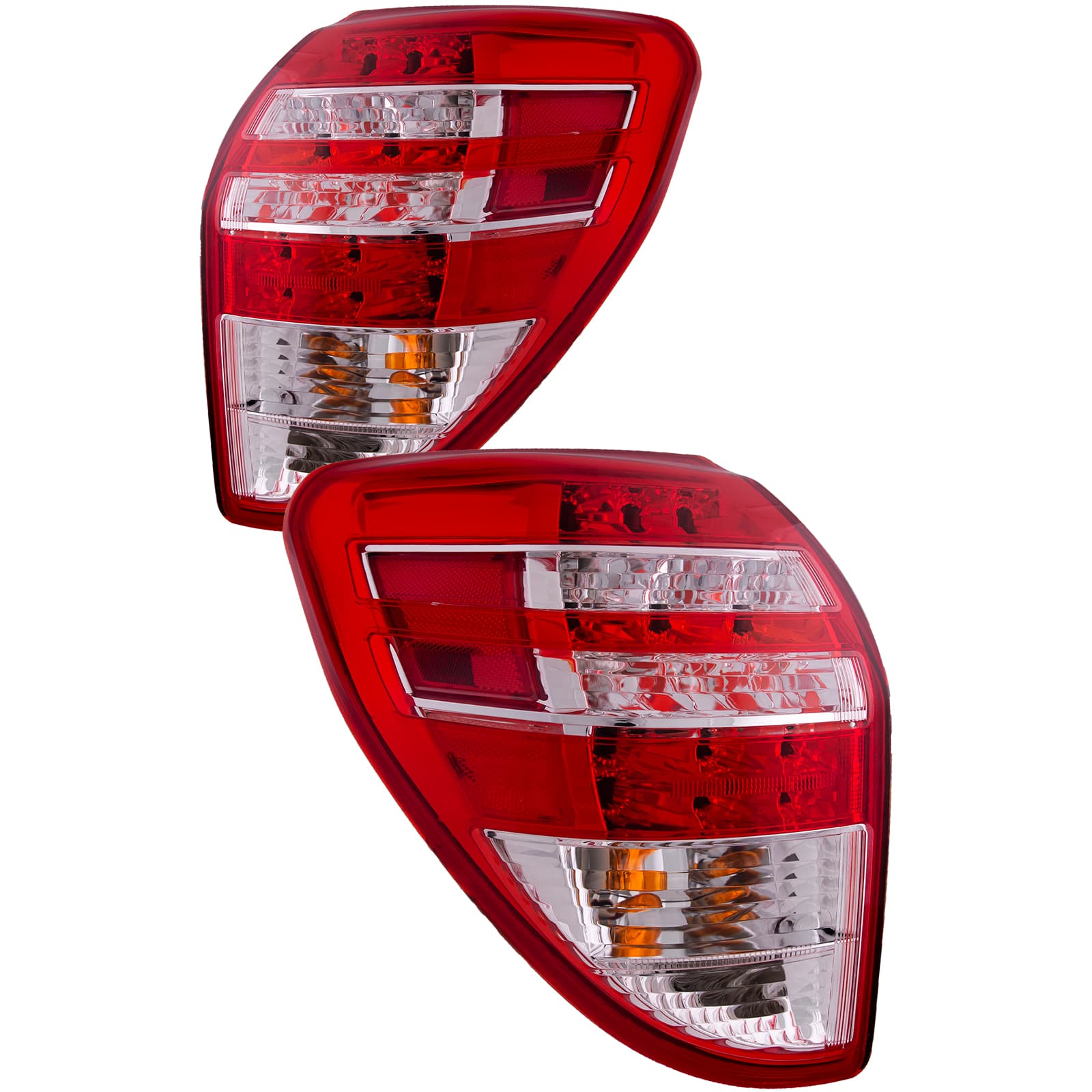 2009-2012 Toyota RAV4 Tail Lights Set Left Driver Right Passenger USA and Japan Built Fits 2009-2012 Toyota RAV4