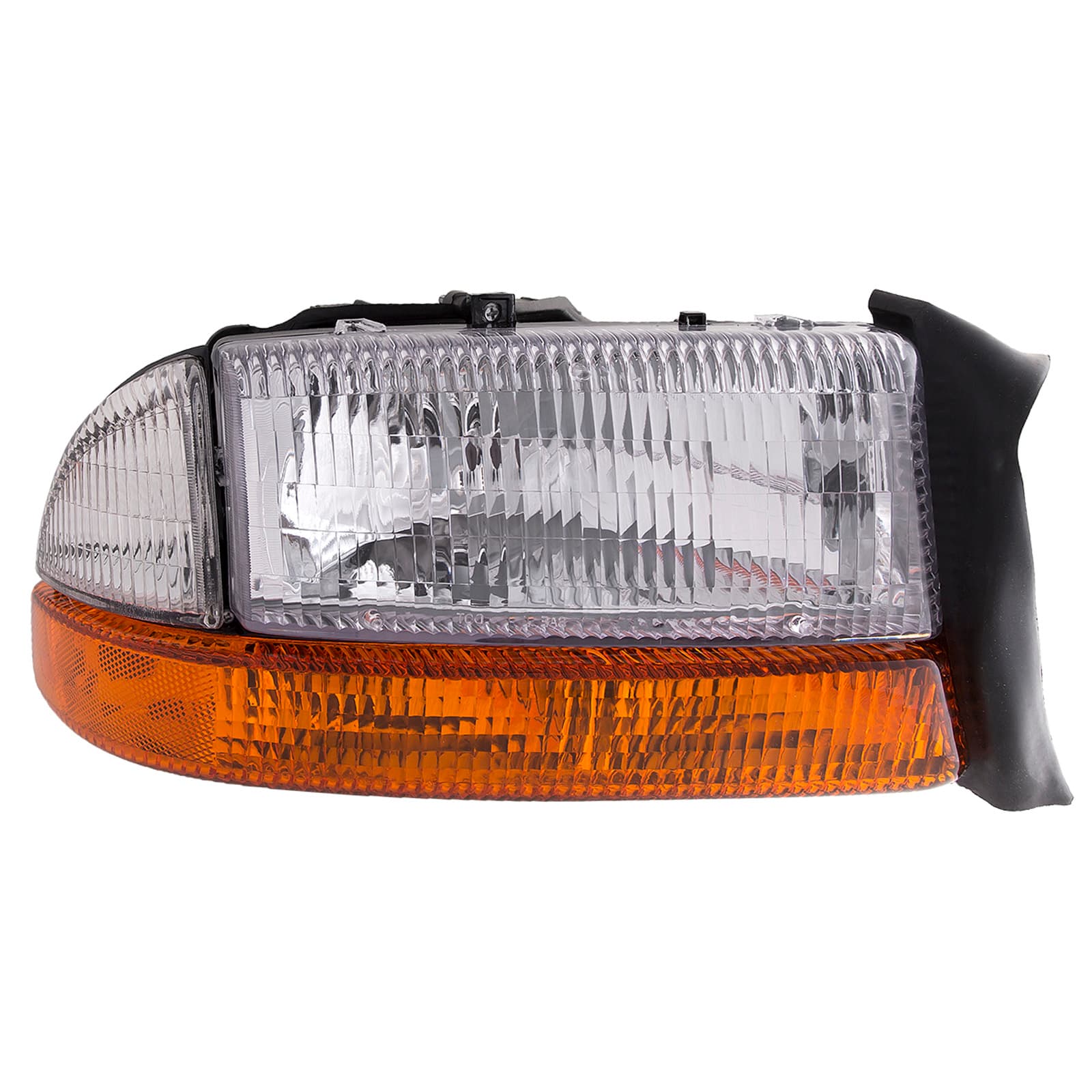 1997 Dodge Dakota/1997-1998 Durango Passenger Headlight w/Park Signal Light Right Halogen Headlamp Assembly