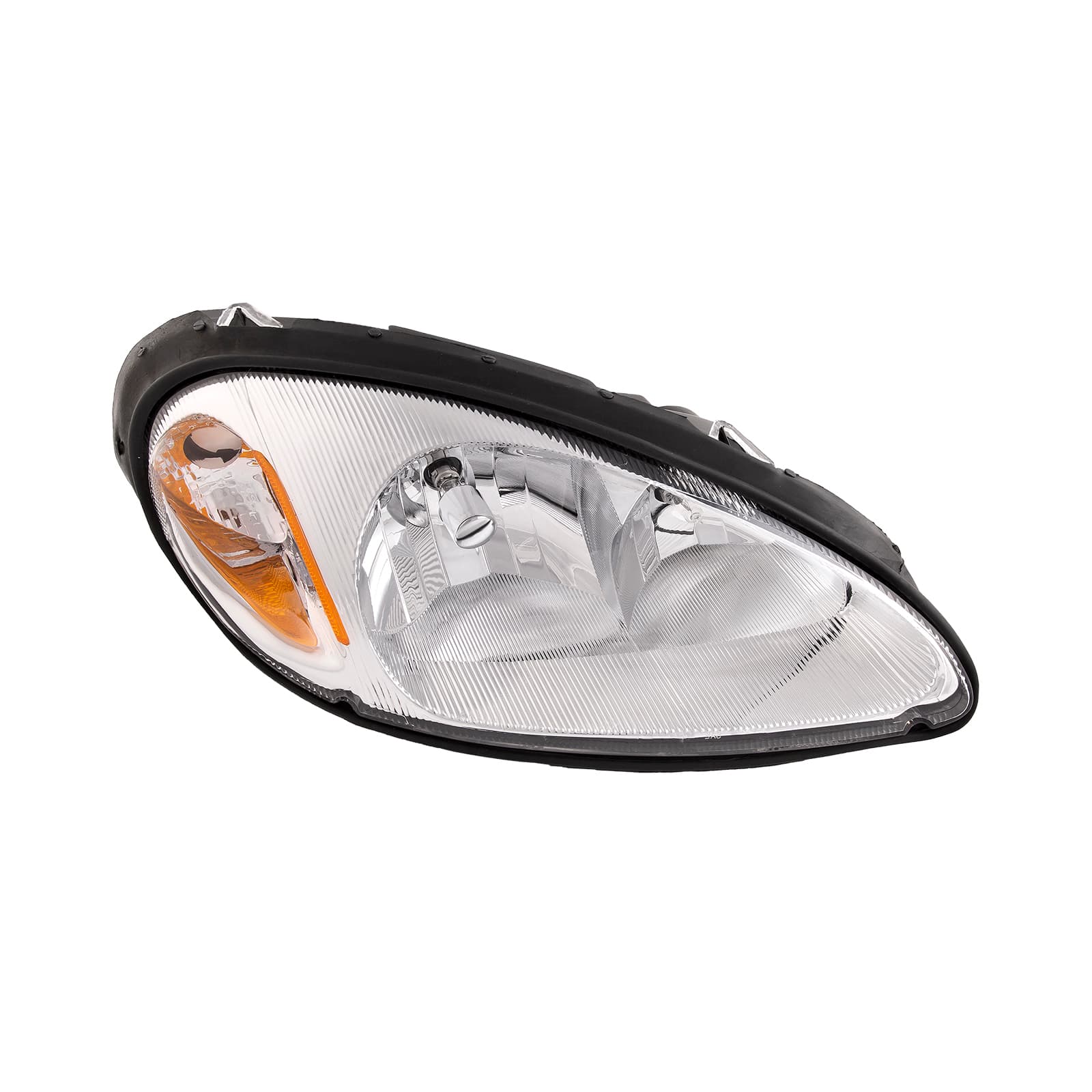 2001-2005 Chrysler PT Cruiser Headlight Fits 2001-2005 Chrysler PT Cruiser Chrome Housing Includes Right Passenger Side Headlamp Assembly