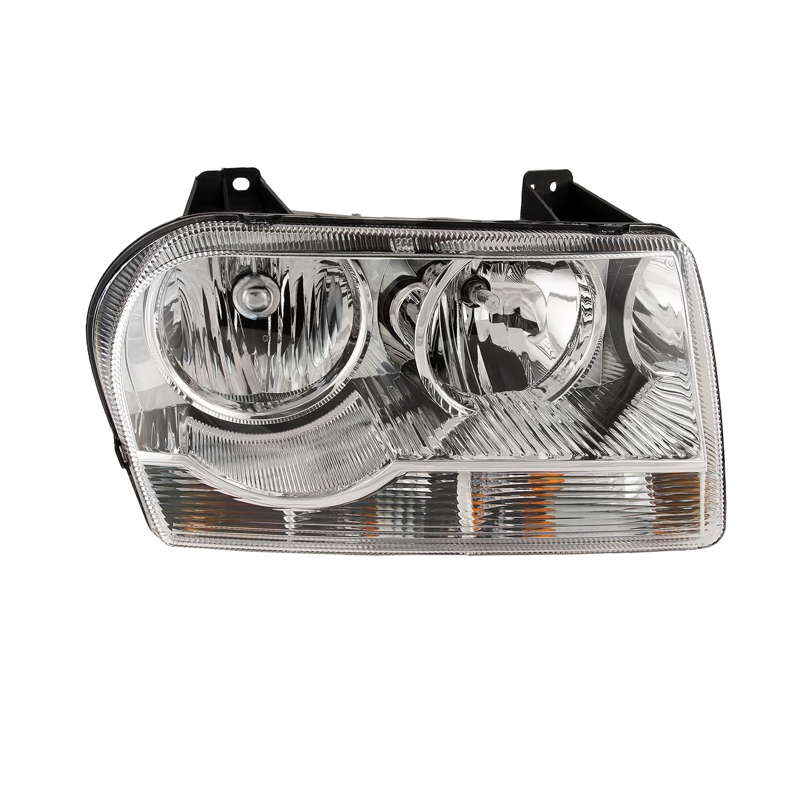 2005-2009 Chrysler 300 Headlight Fits 2005-2009 Chrysler 300 Chrome Housing Halogen Right Passenger Side Headlamp Assembly