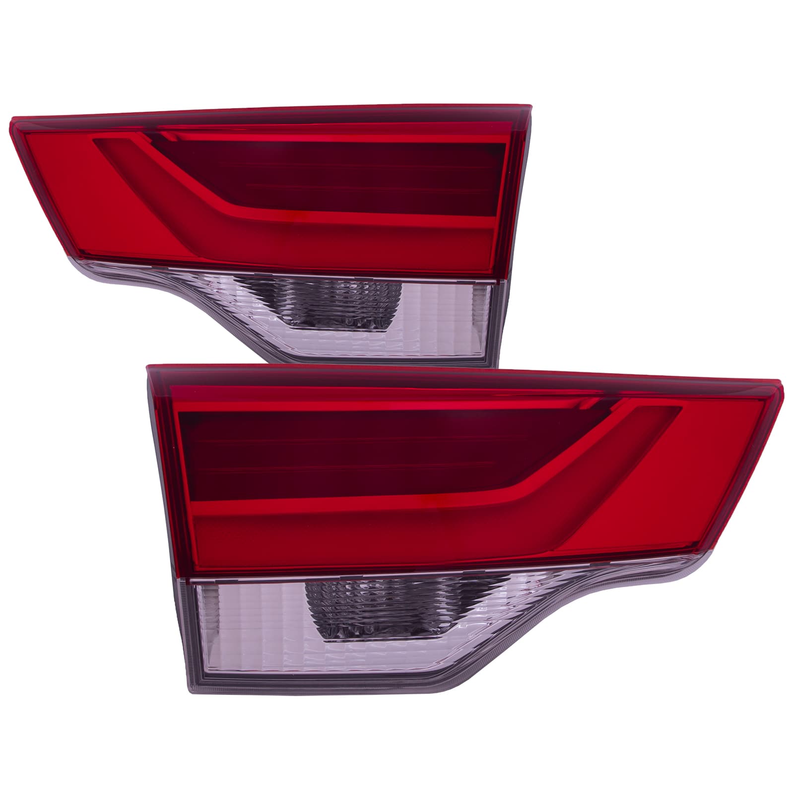 2017-2019 Toyota Highlander Inner Tail Lights Set Clear Lens Left Driver Right Passenger Fits 2017-2019 Toyota Highlander