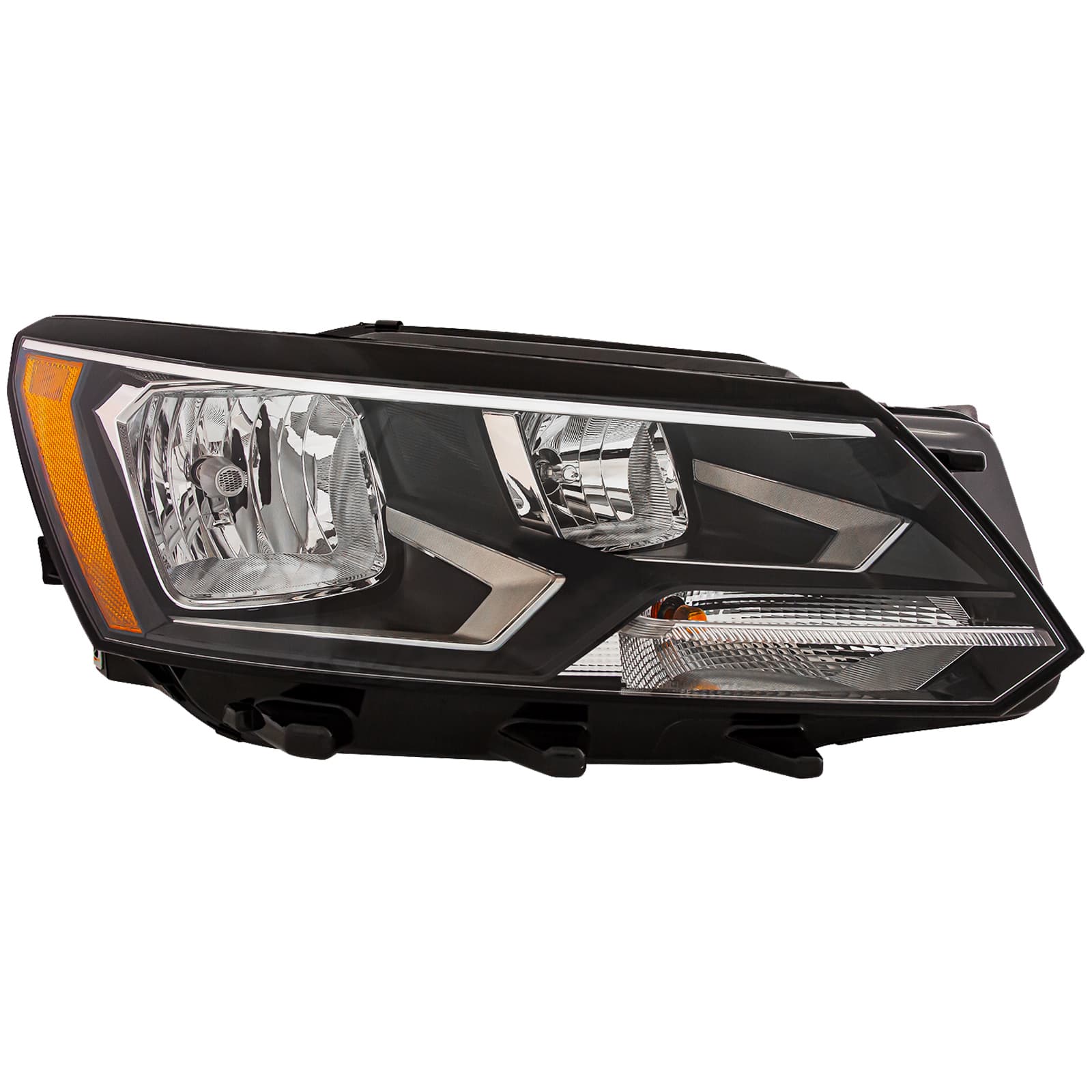 2016-2019 Volkswagen Passat Headlight, Right — Assembly, Halogen, Composite (CAPA)