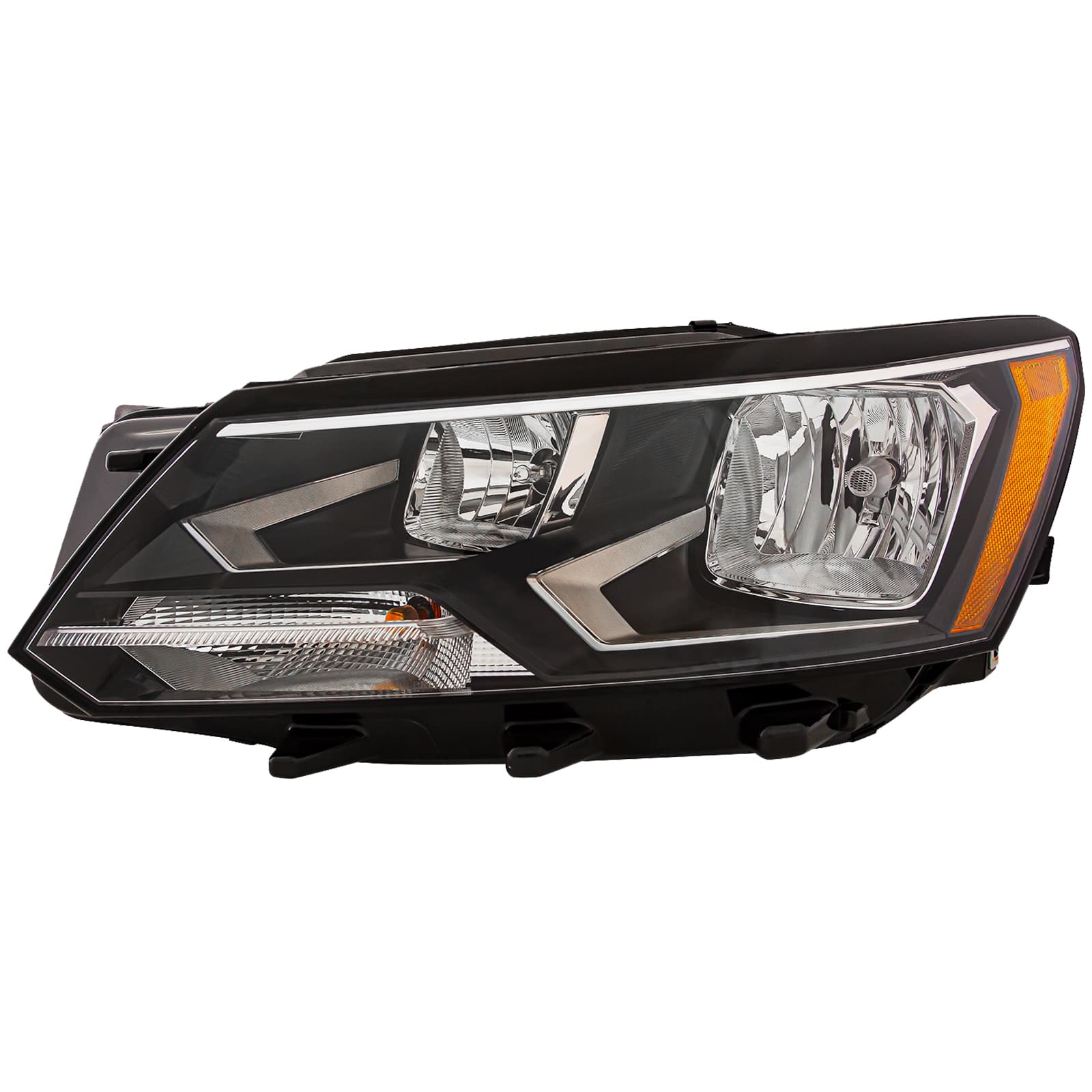 2016-2019 Volkswagen Passat Headlight, Left — Assembly, Halogen, Composite (CAPA)