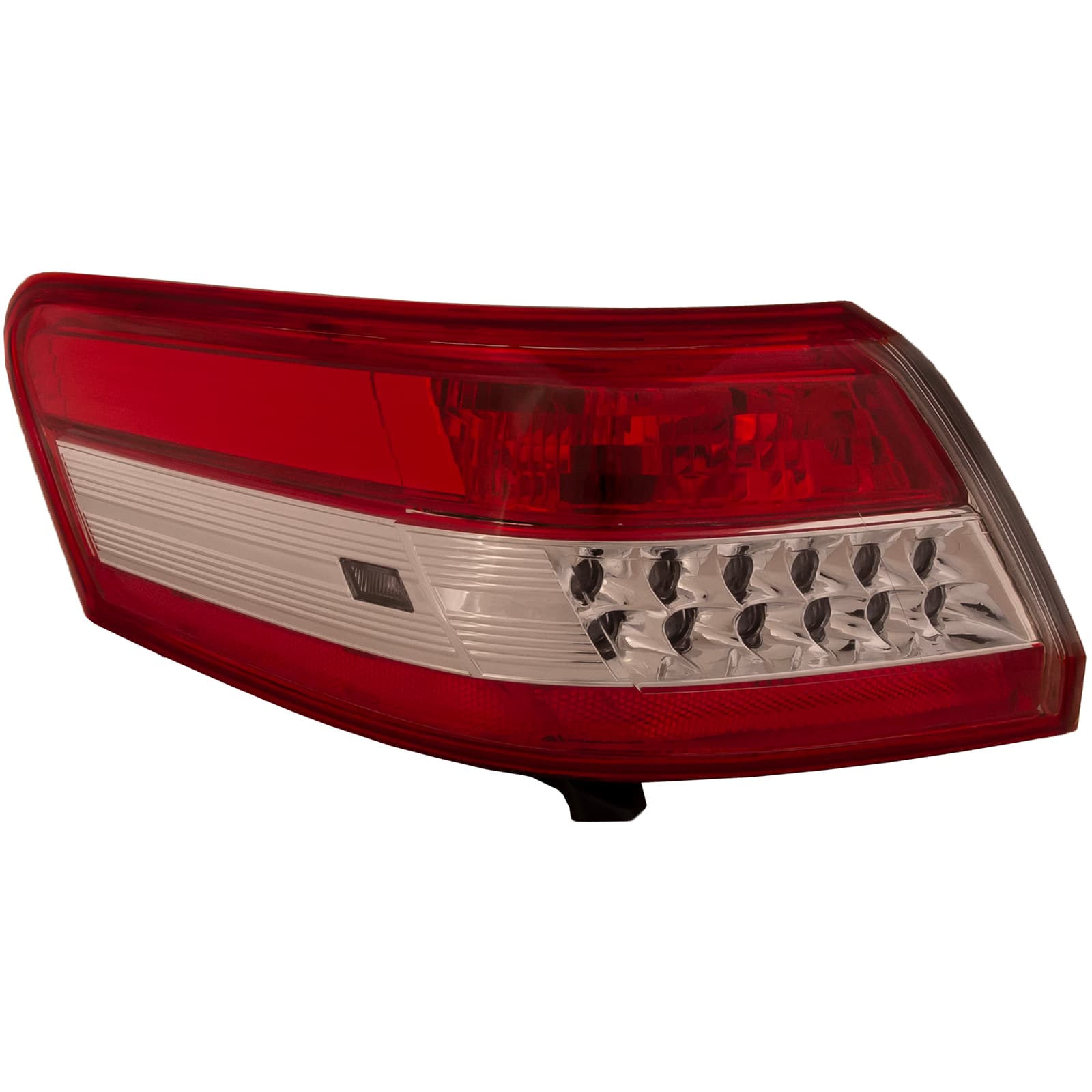2010-2011 Toyota Camry Tail Light, Left — Assembly, On Body, USA Built, Outer (CAPA)