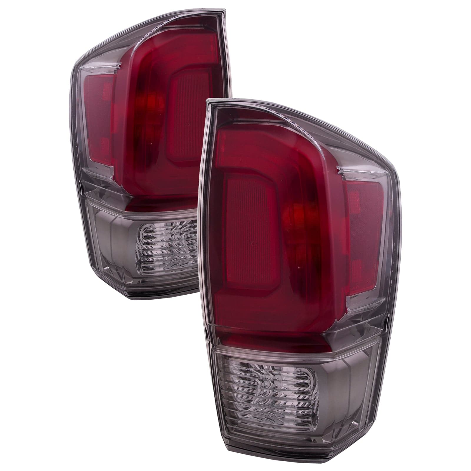 Tail Light Pair For Toyota Tacoma 16-19 Limited Smoked Bezel Left Right LED Tail Lamp