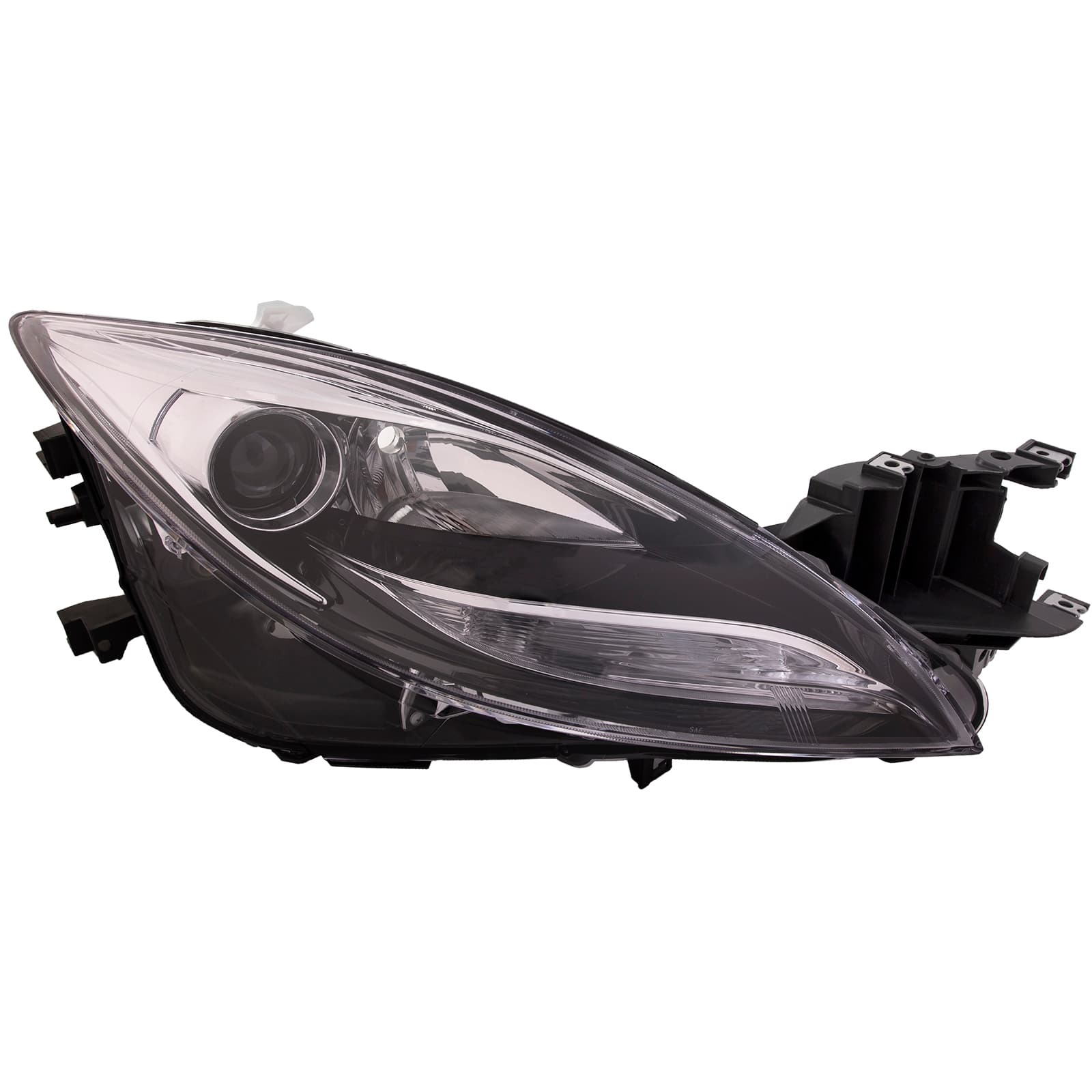 2011-2013 Mazda Mazda6 Headlight, Right — Unit, Halogen (CAPA)