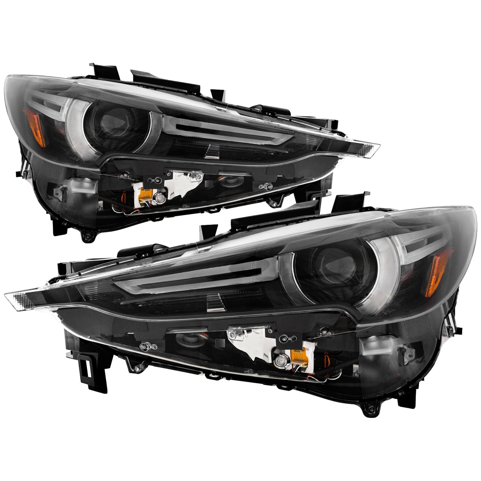 Headlight Set Fits C-X5 17-20 CAPA Certified Pair Headlamps With Adaptive Lights