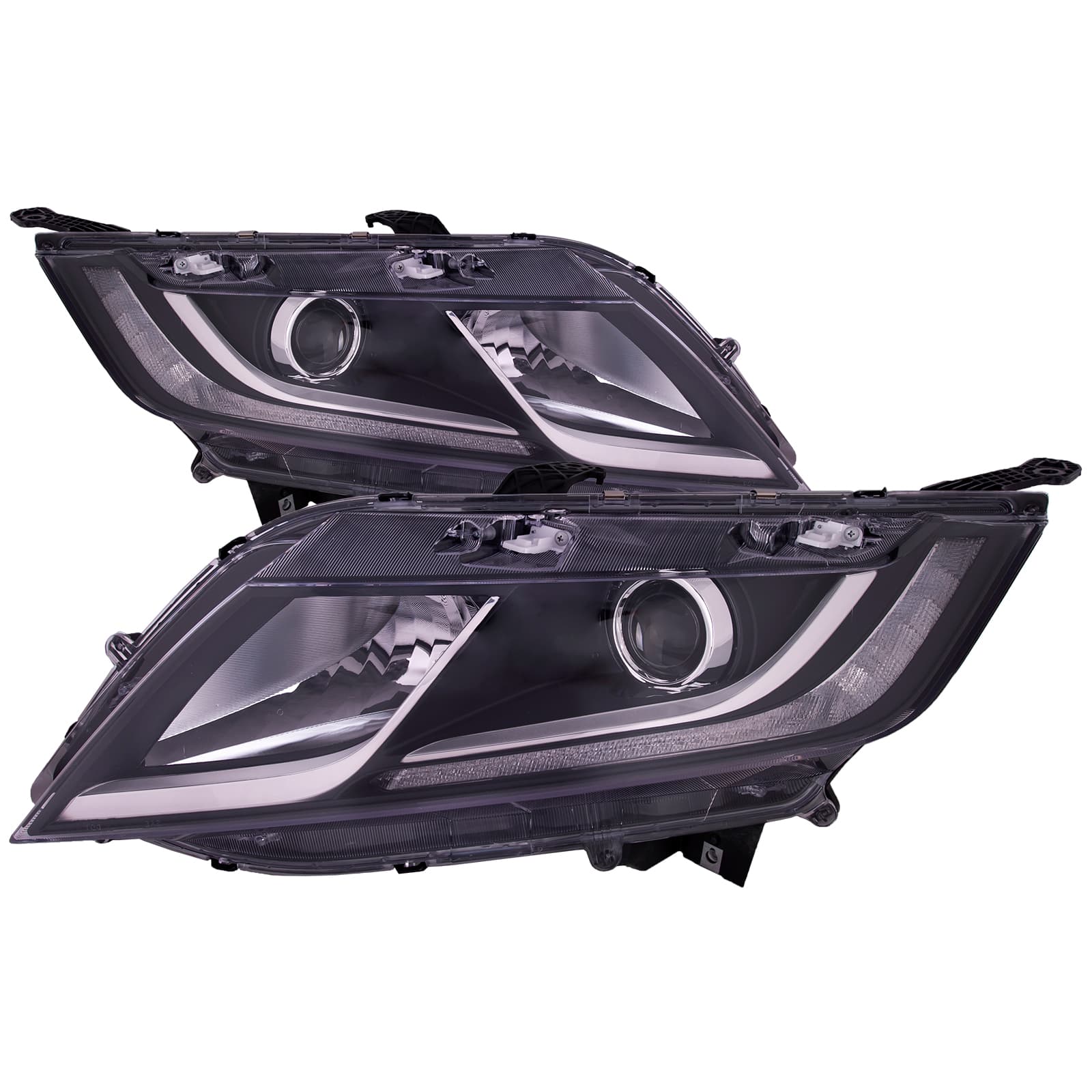 2018-2023 Honda Odyssey Headlight With DRL CAPA Certified Pair Fits 2018-2023 Honda Odyssey EX and EXL Models Only Halogen Headlamp