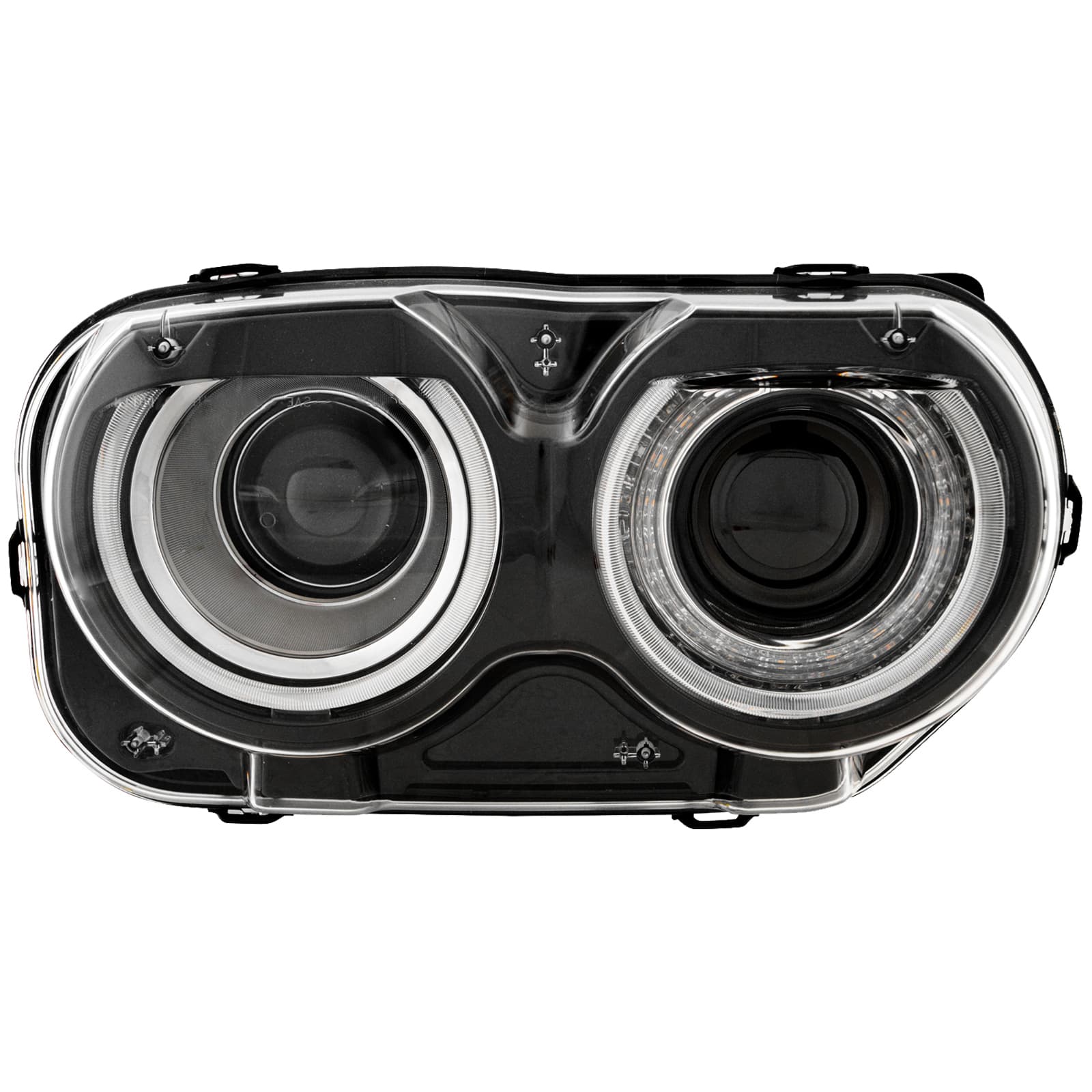 2015-2023 Dodge Challenger Headlight, Right — Assembly, Halogen, w/o Air Ducts, Composite
