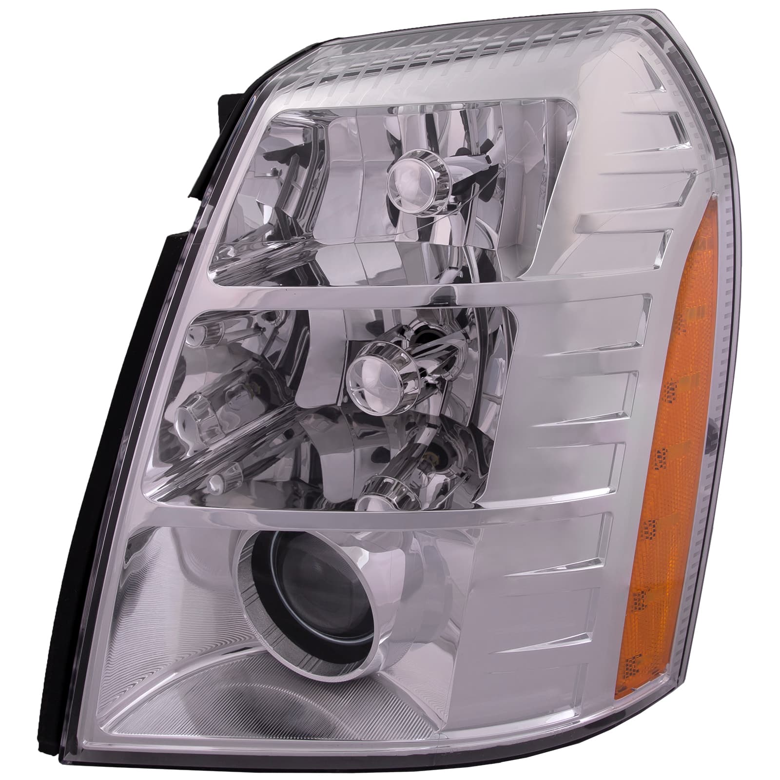 2009-2014 Cadillac Escalade EXT Headlight, Left — Assembly, HID, 2nd Design, Composite (CAPA)