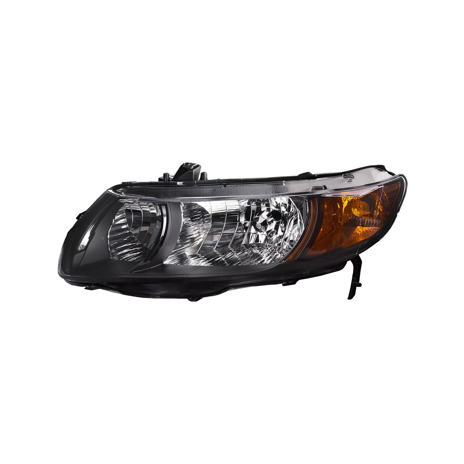 2006-2009 Honda Civic 2 Door Coupe Manual Transmission 5 Speed / Auto Transmission Driver Side Headlight Left Halogen Headlamp