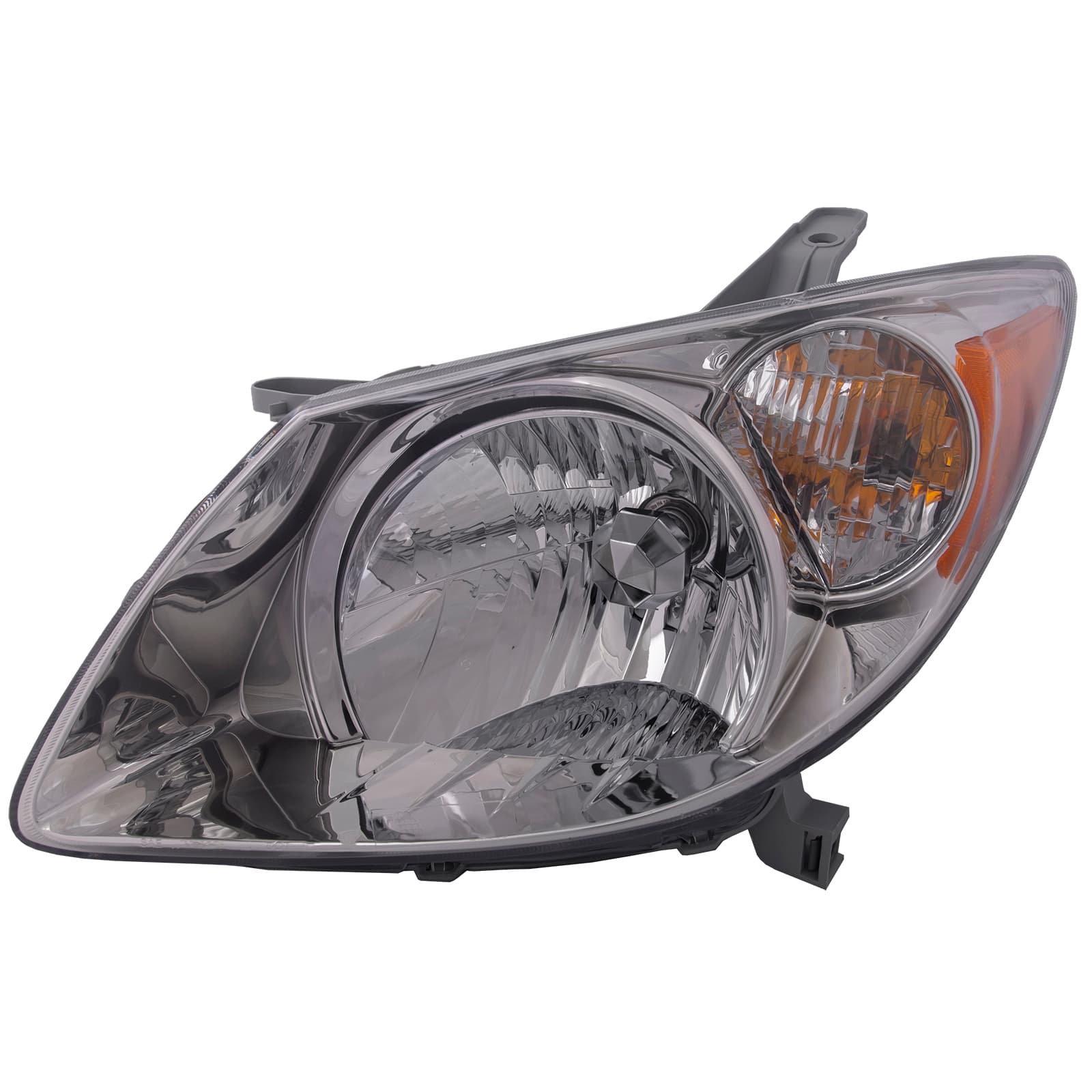 2005-2008 Pontiac Vibe Halogen Headlight Chrome Housing Driver Left Fits 2005-2008 Pontiac Vibe