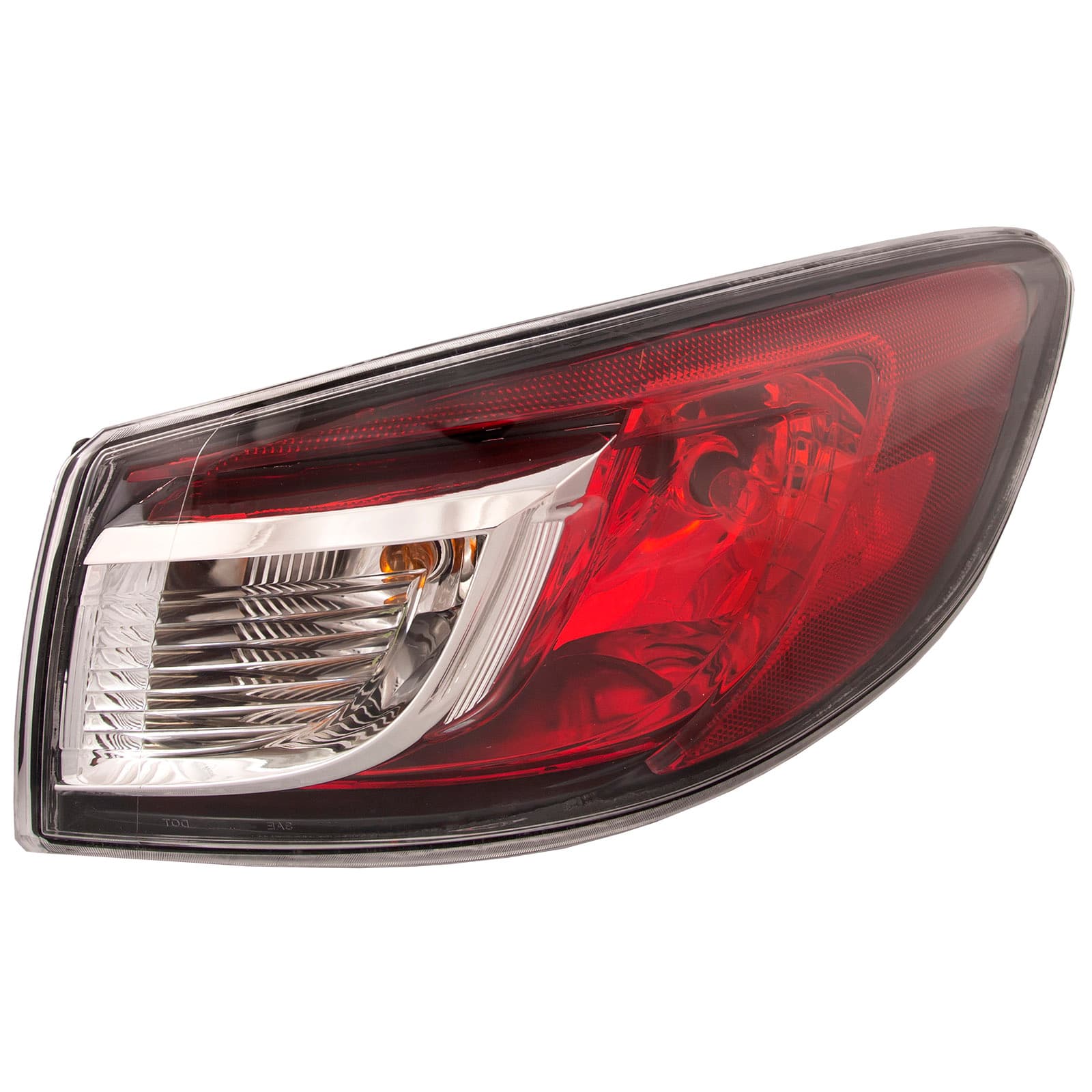 Tail Light Fits Mazda 3 2010-2013 4 Door Sedan Right Passenger Side Tail Light