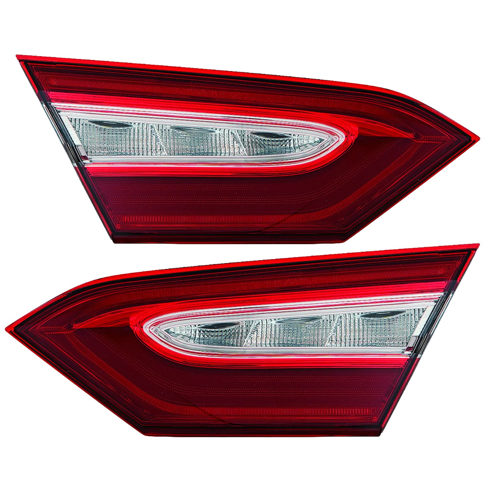 2018-2020 Toyota Camry Inner Tail Lights CAPA Pair Fits 2018-2020 Toyota Camry XLE USA Built Models