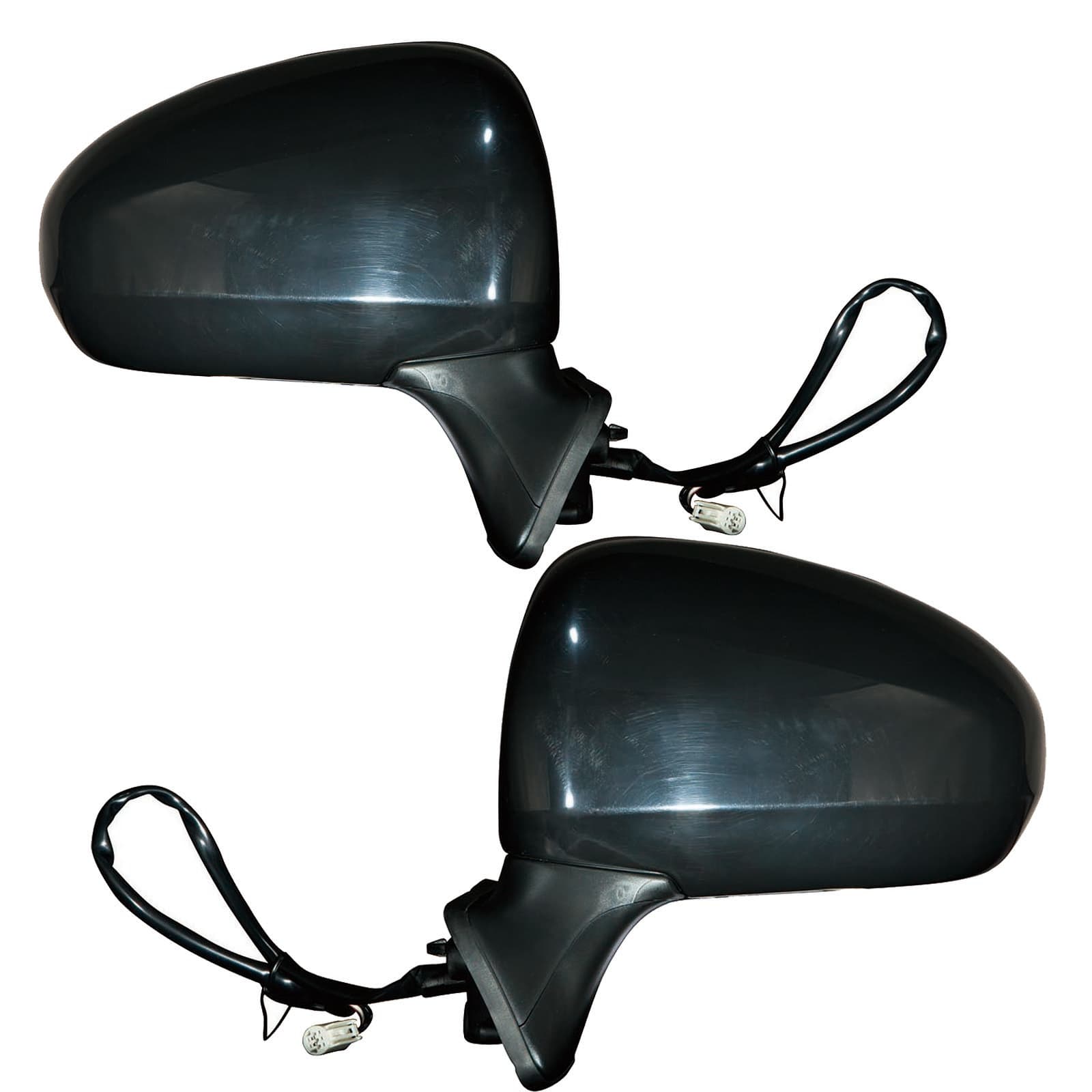 Mirror Set Fits Toyota Prius 11-15 and Prius Plug In 12-15 Left Driver and Right Passenger Pair With Heated Glass