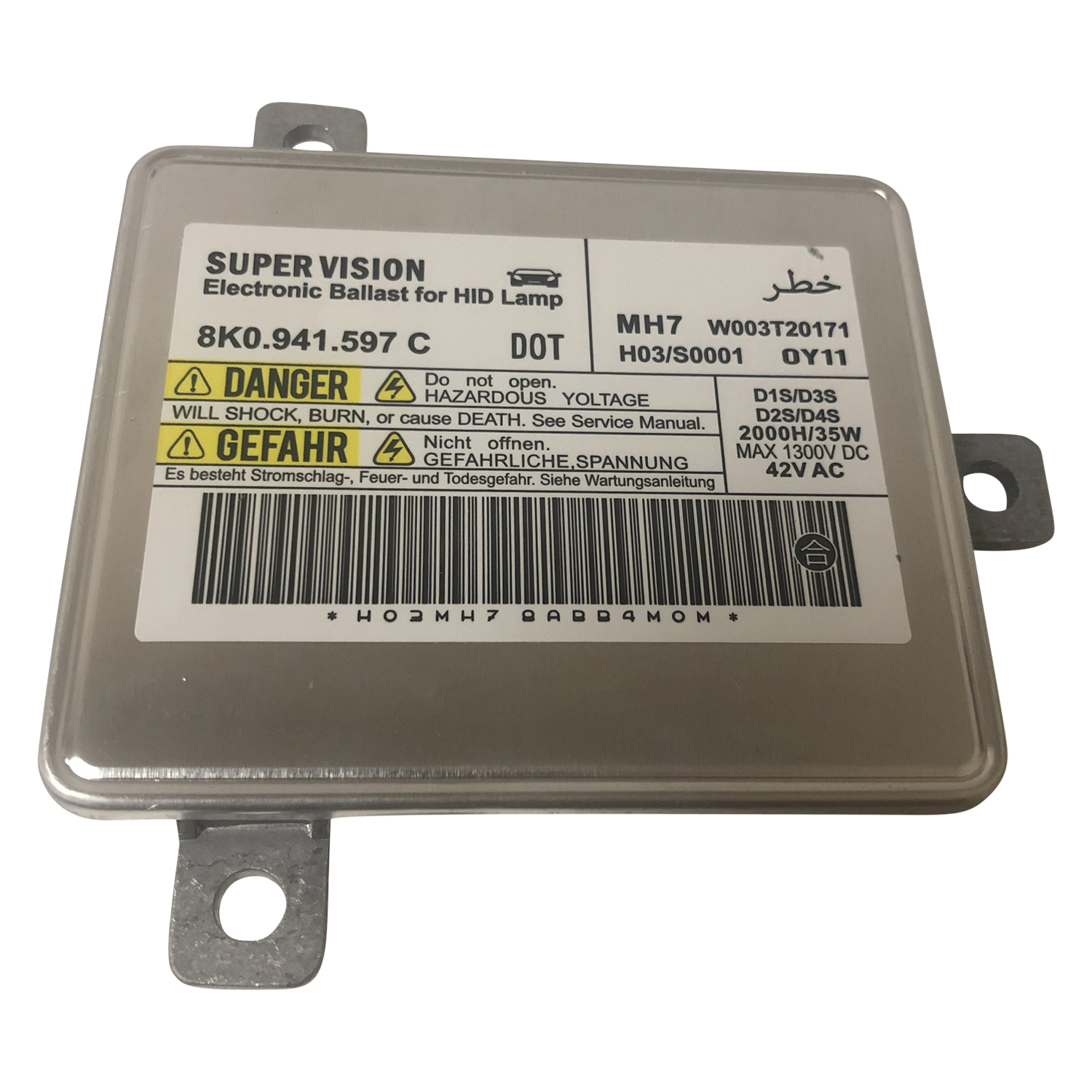2009-2012 Audi S3 HID Xenon Ballast Compatible With 09-12 Audi S3