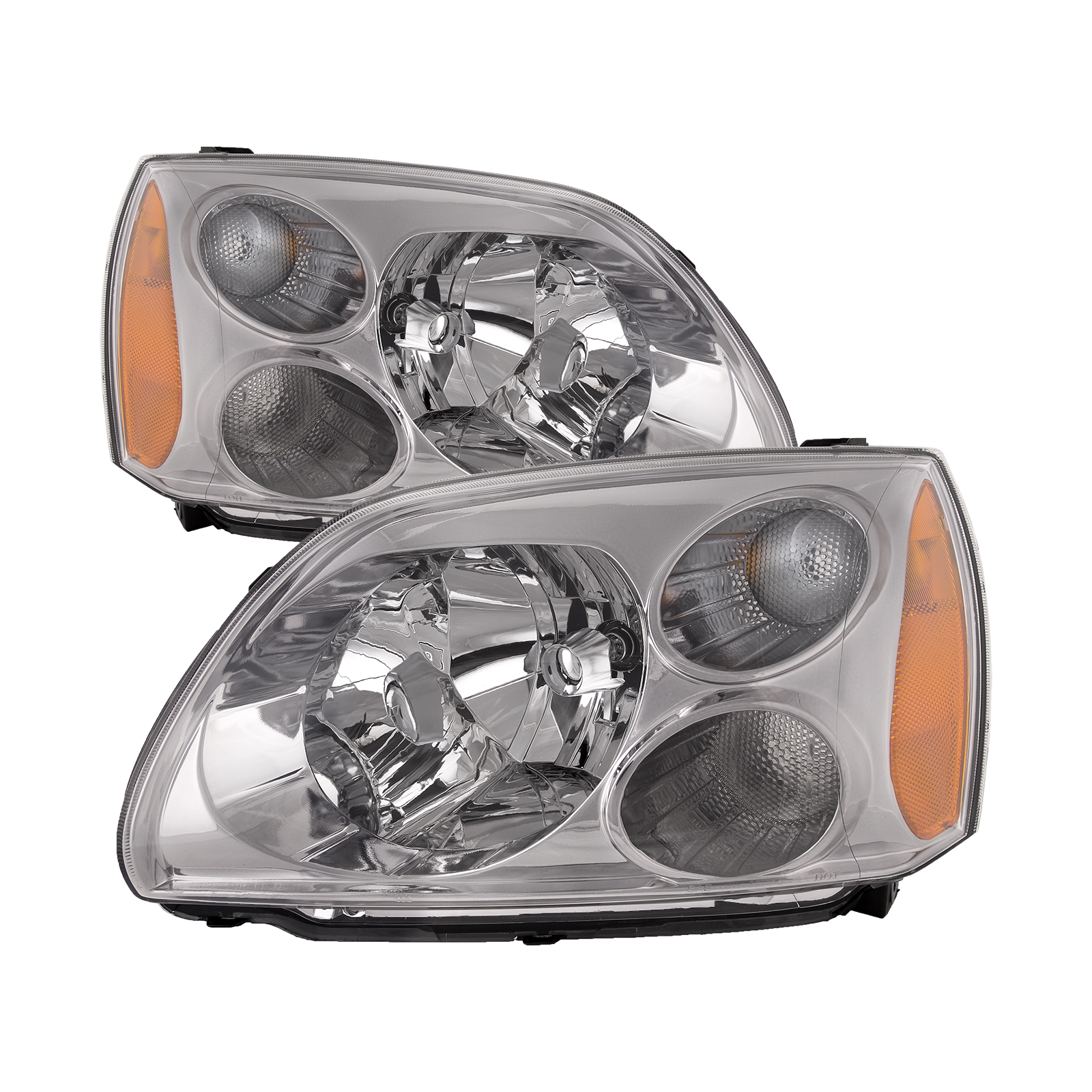 2004-2011 Mitsubishi Galant Headlights Halogen Set Fits 2004-2011 Mitsubishi Galant/2004-2008 De-Es/2005-2007 Se