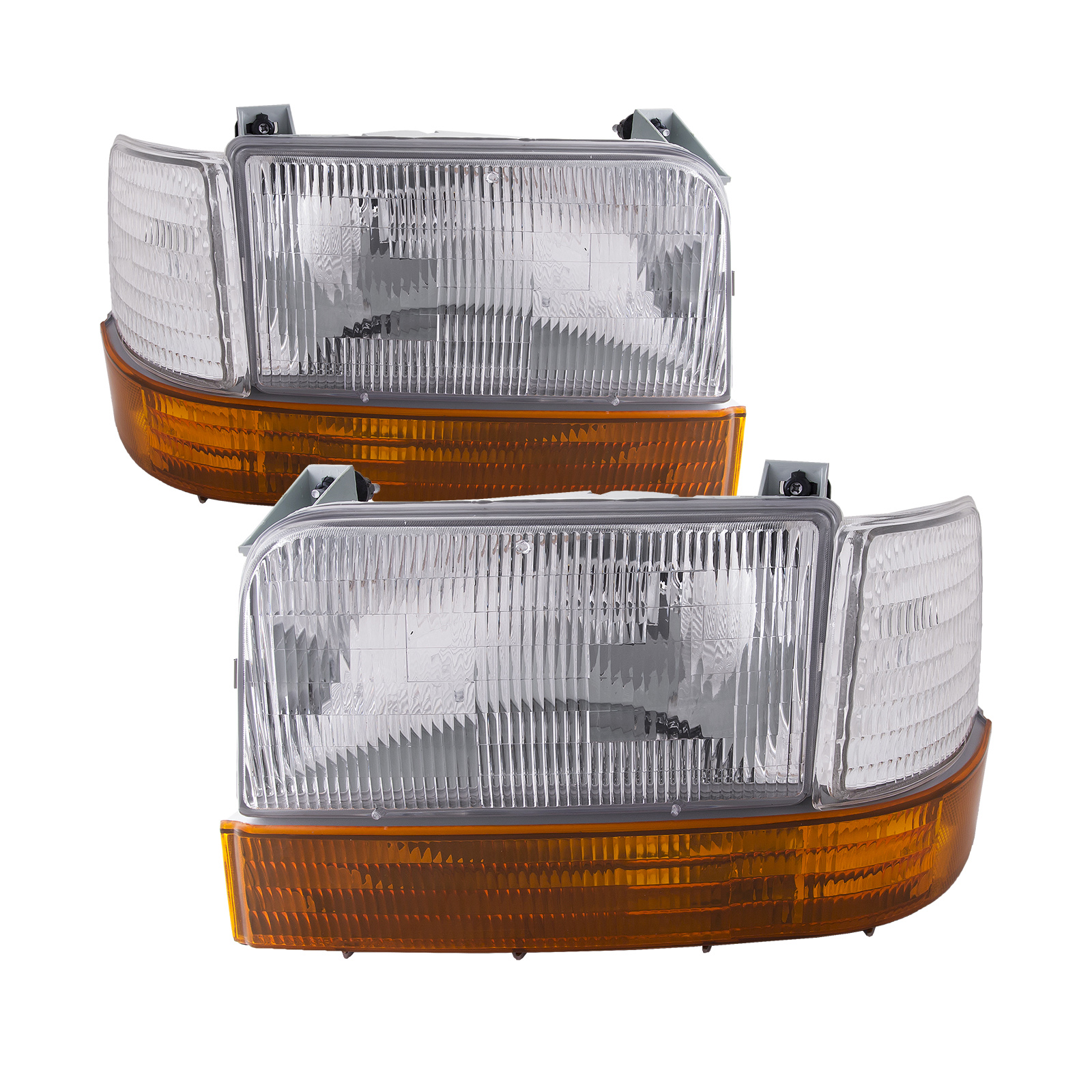 Newmar Mountain Aire 1996-1999 Motorhome RV Front Halogen Headlights 6 Piece Set