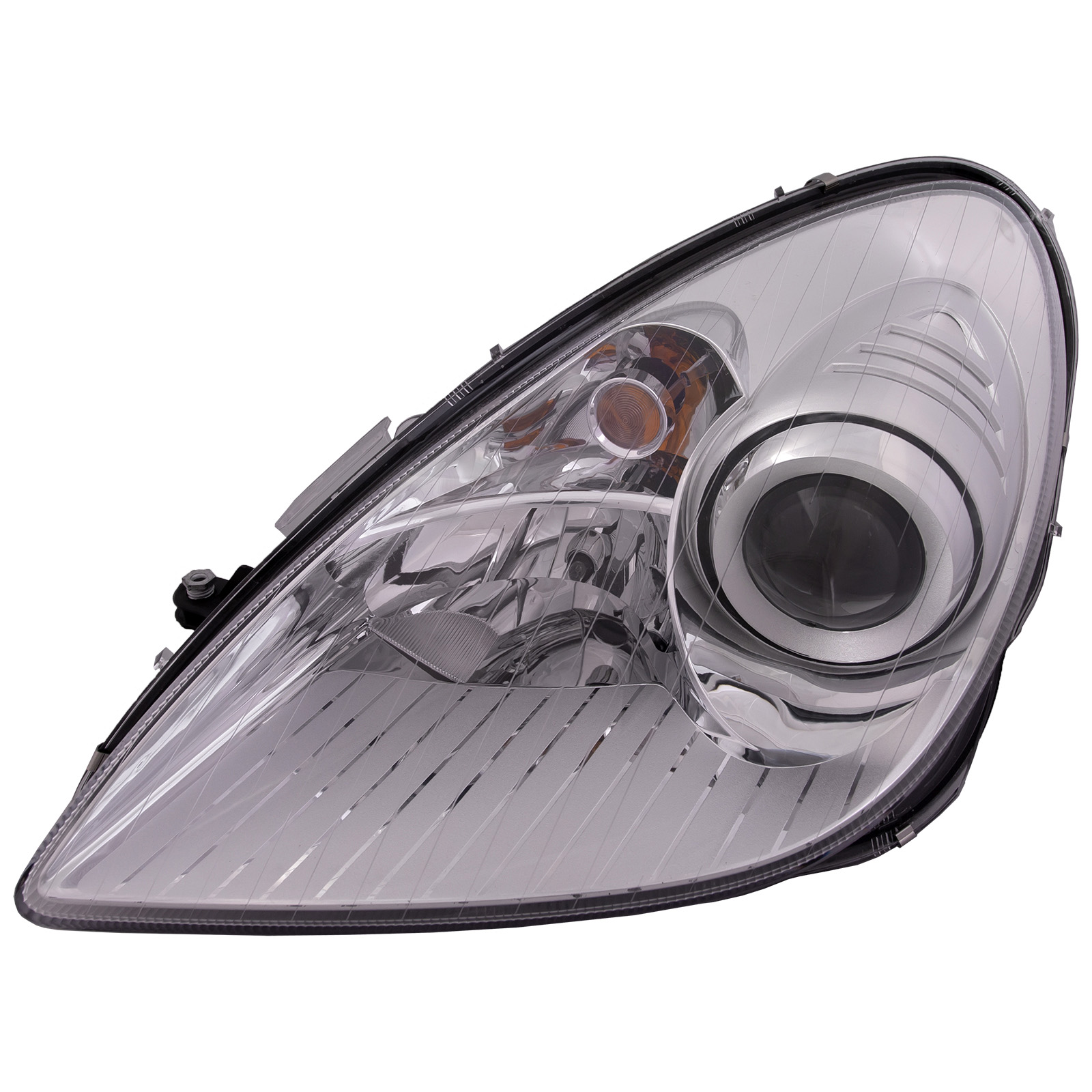 2006-2008 Mercedes-Benz SLK-Class Headlight, Left — Assembly, w/halogen, w/o Sport Pkg, Composite