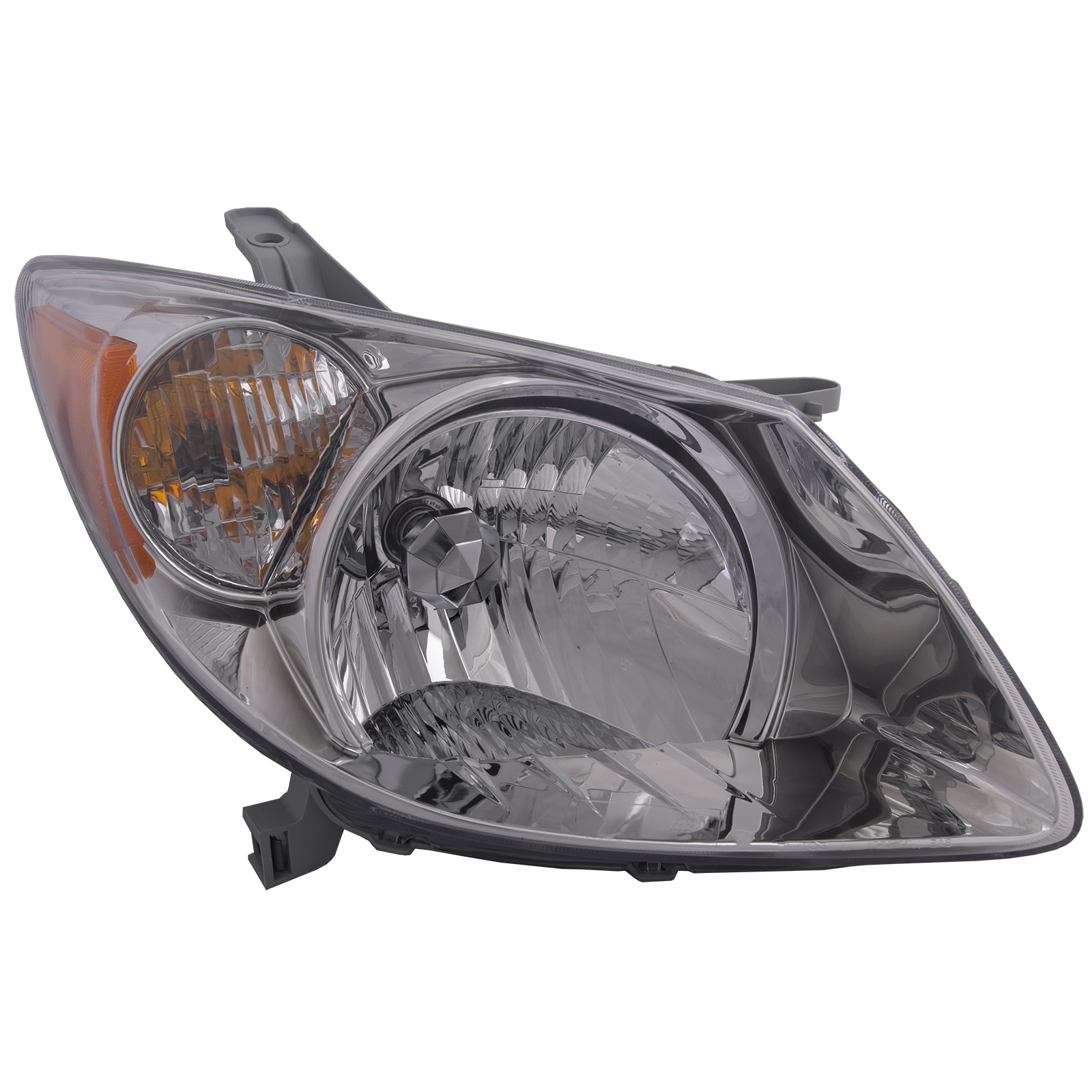 2005-2008 Pontiac Vibe Headlight Halogen Chrome Passenger Right Fits 2005-2008 Pontiac Vibe